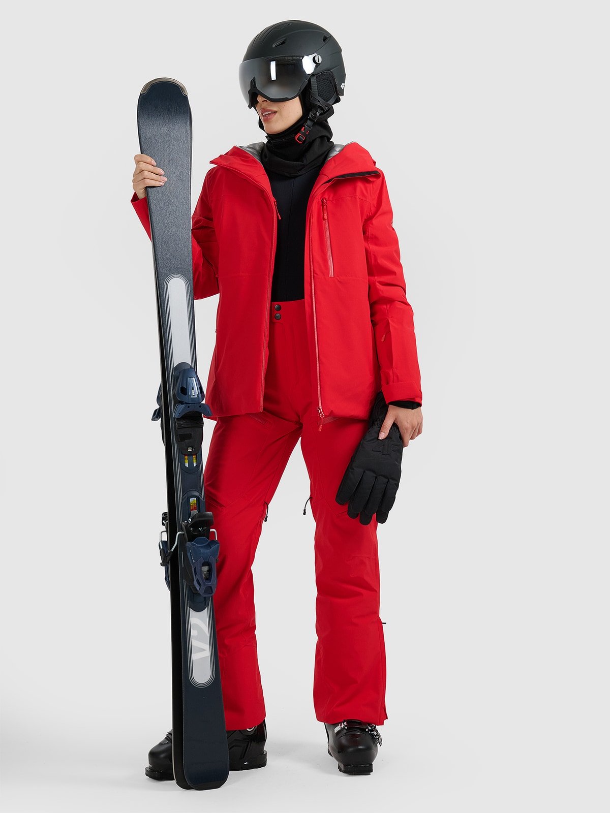 Жіночі лижні штани мембрана 15000 - червоні