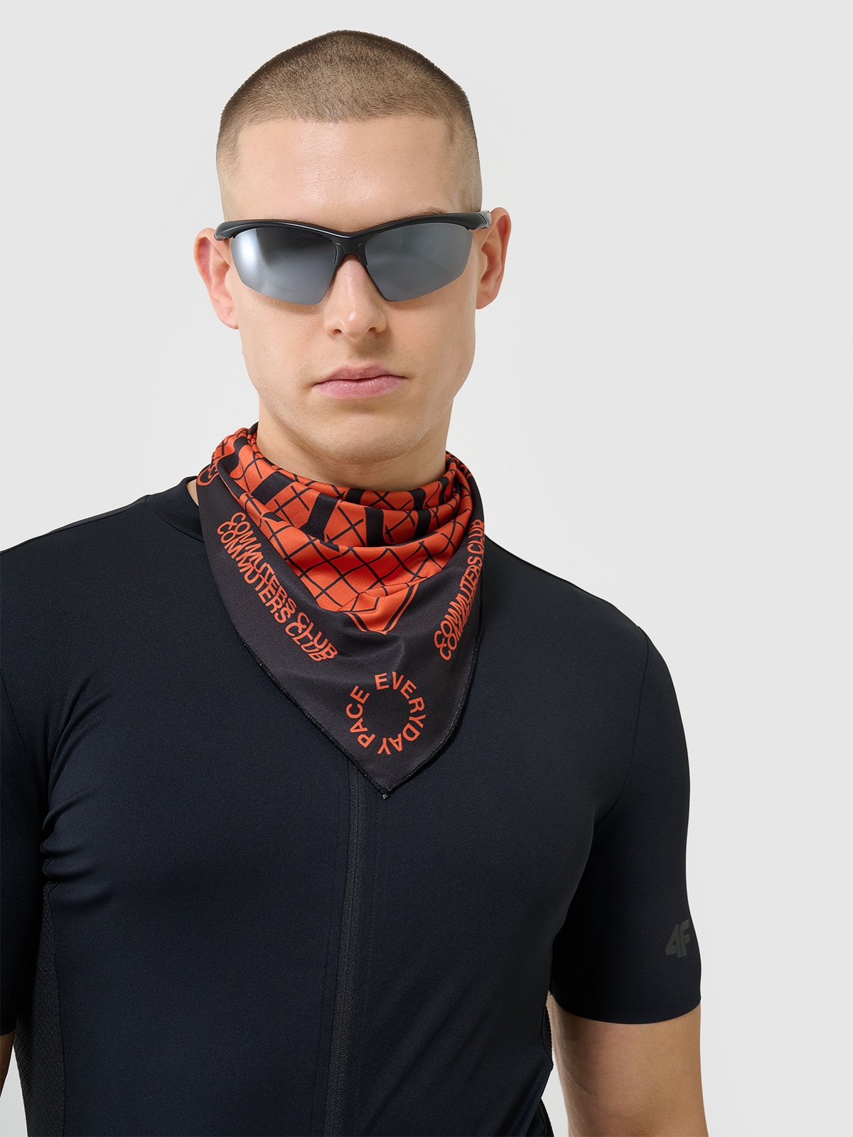 Велосипедна бандана uniseks - чорний