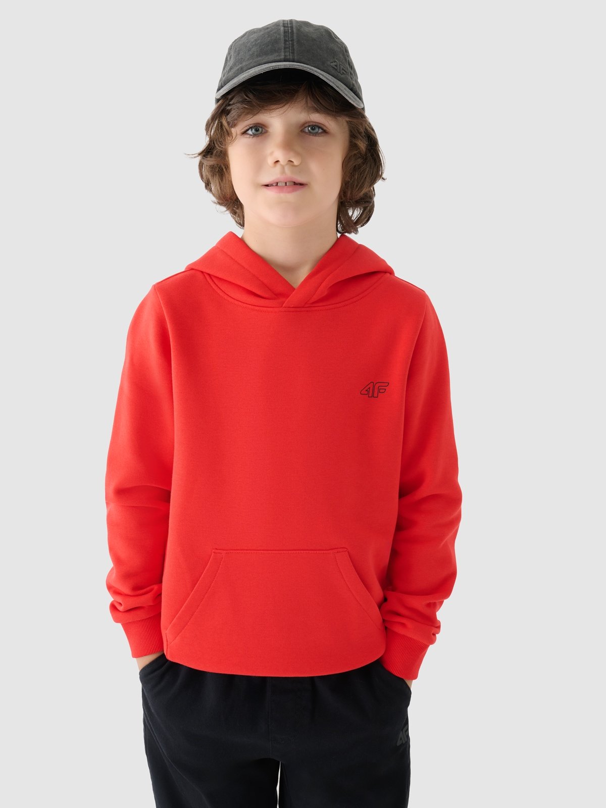 Спортивне худі для хлопчиків - помаранчевий