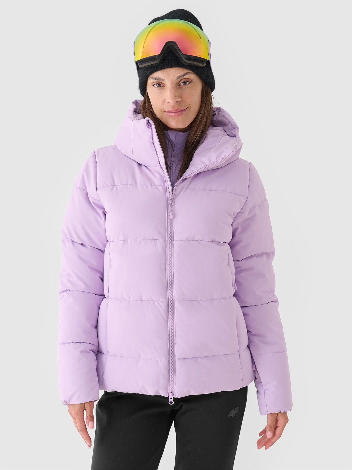 Жіноча гірськолижна куртка мембрана NeoDry 5000 - фіолетовий