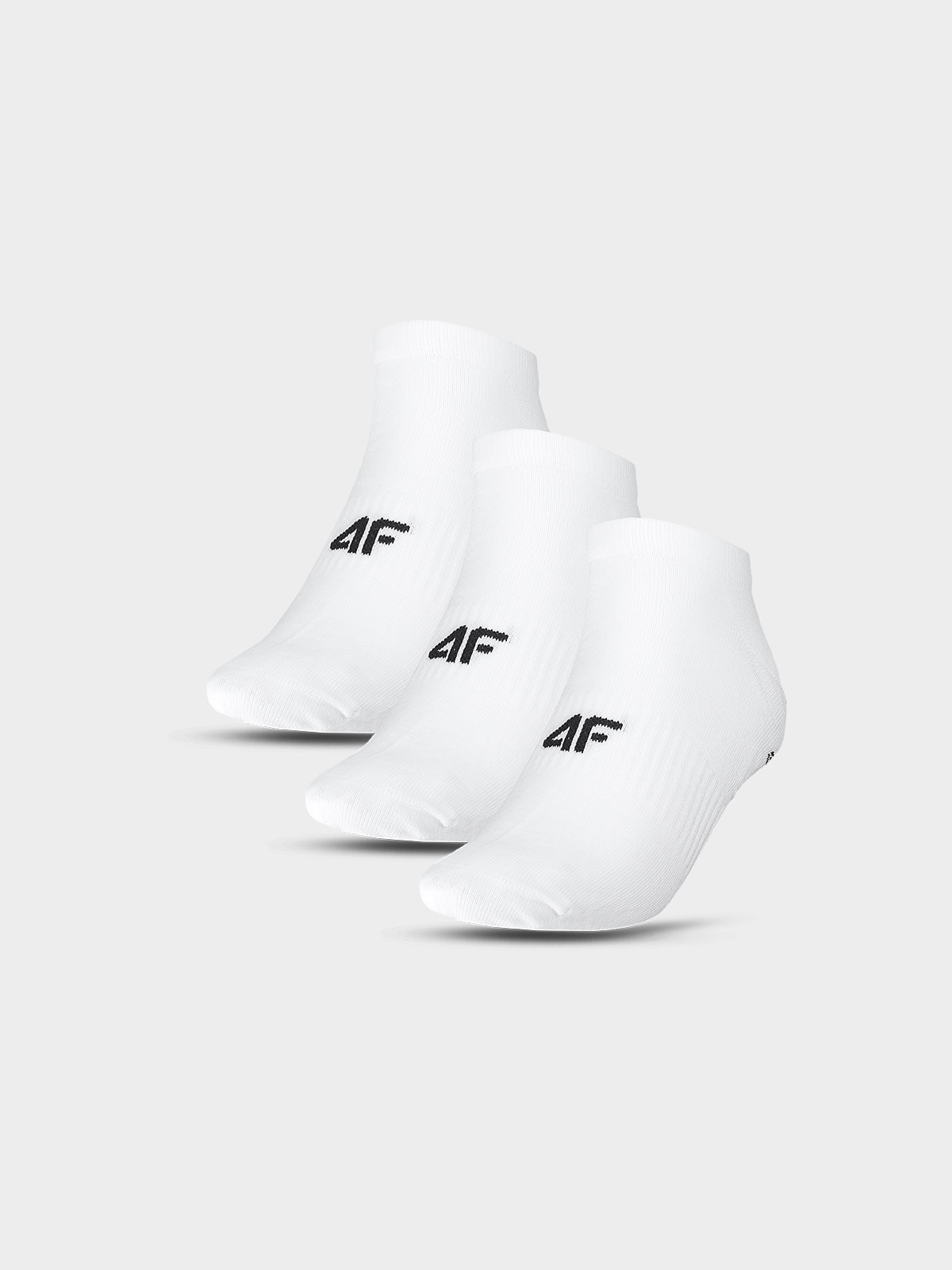 Чоловічі шкарпетки casual до щиколотки (3 пари) - білий