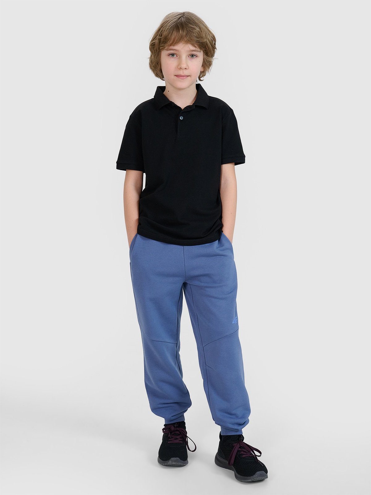 Хлопчачі спортивні штани-джогери - сині