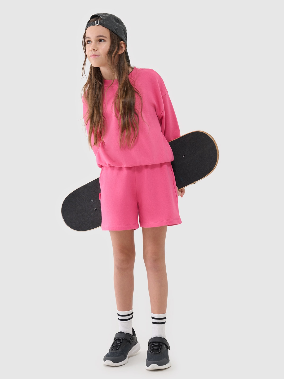 Спортивні шорти для дівчаток - рожеві