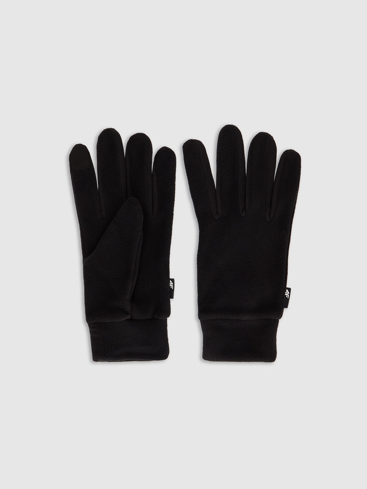 Унісекс трикотажні рукавички Touch Screen - чорні