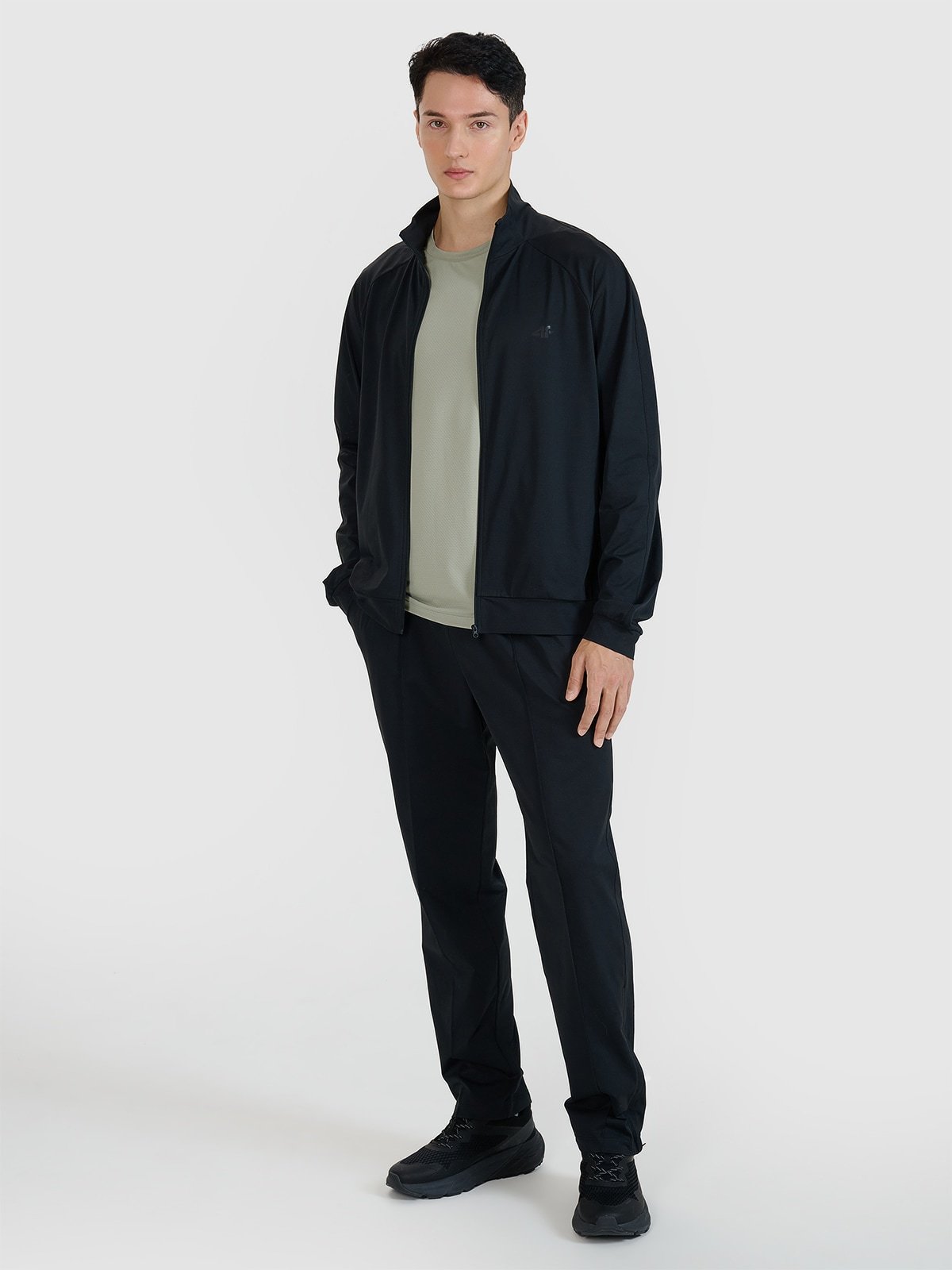 Чоловічі швидковисихаючі штани для тренувань - чорний