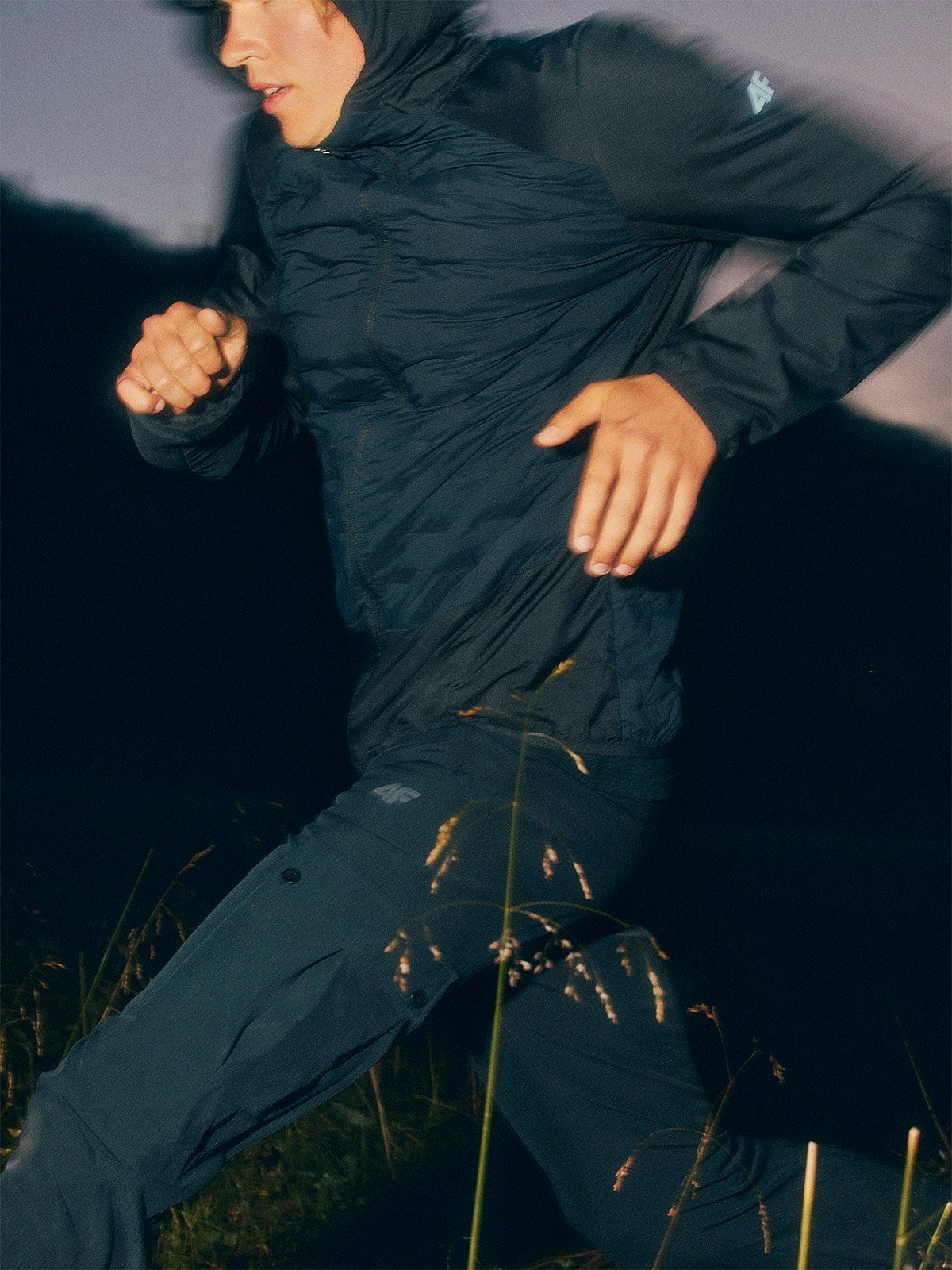 Чоловічі трекінгові штани мембрана 10000 - чорні