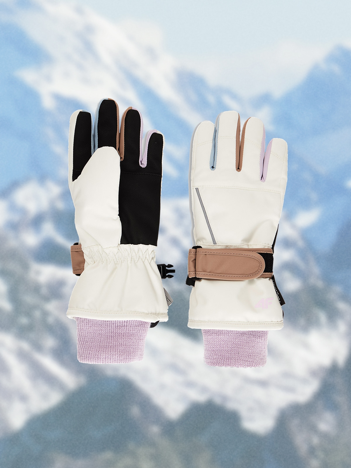 Лижні рукавички Thinsulate дитячі - бежеві