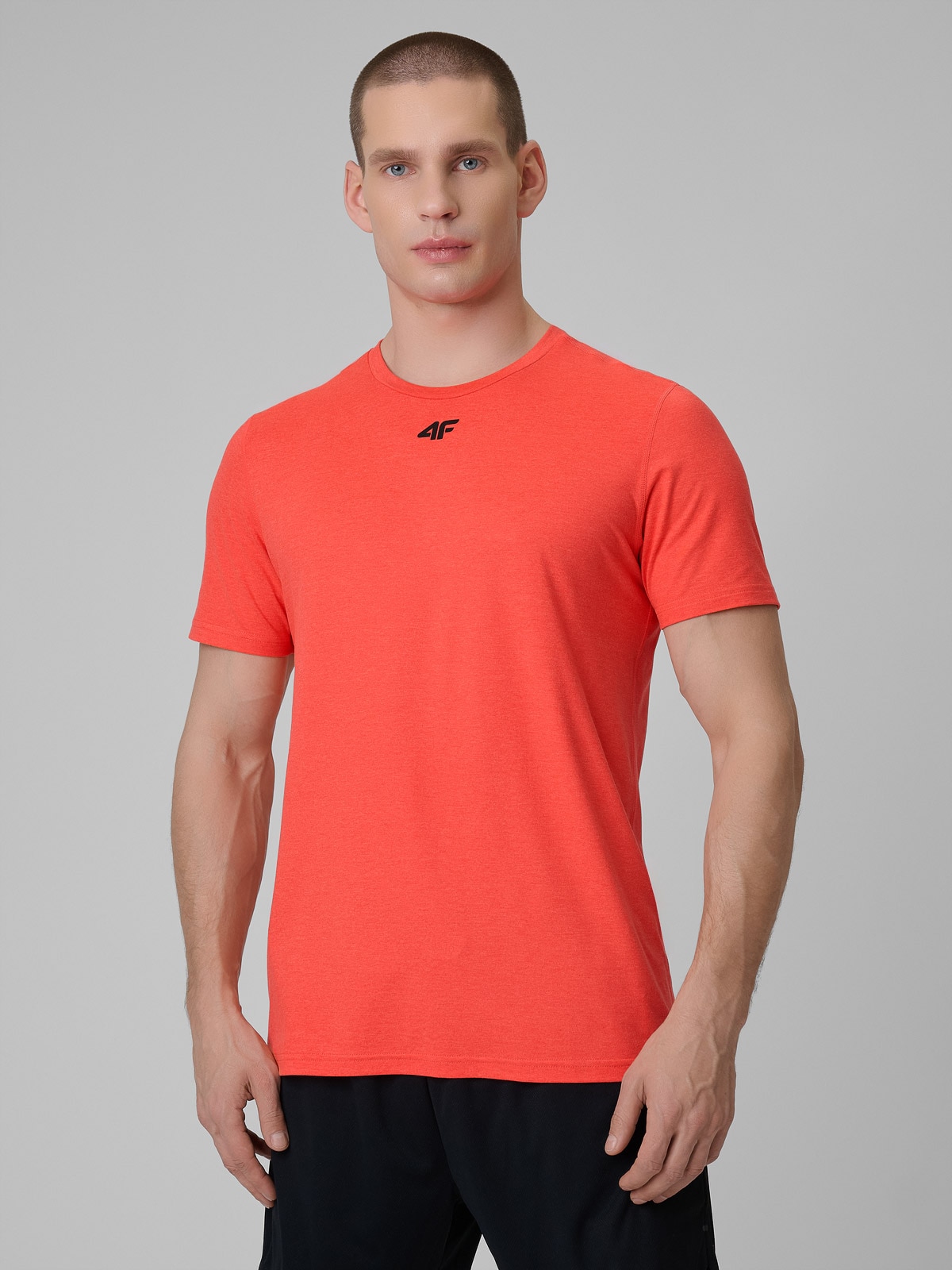Тренувальна футболка regular швидковисихаюча чоловіча - червона