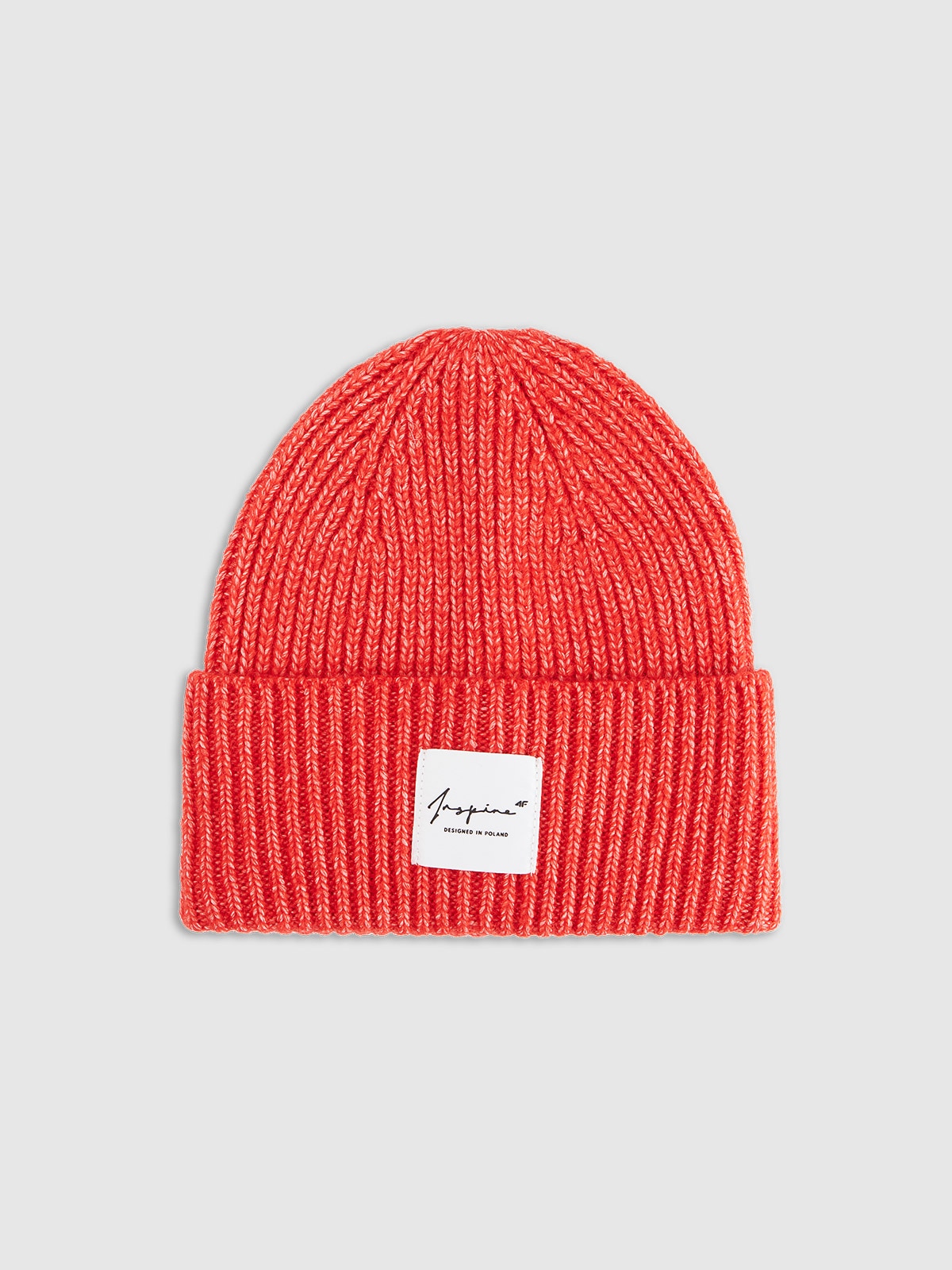 Жіноча зимова шапка - червона