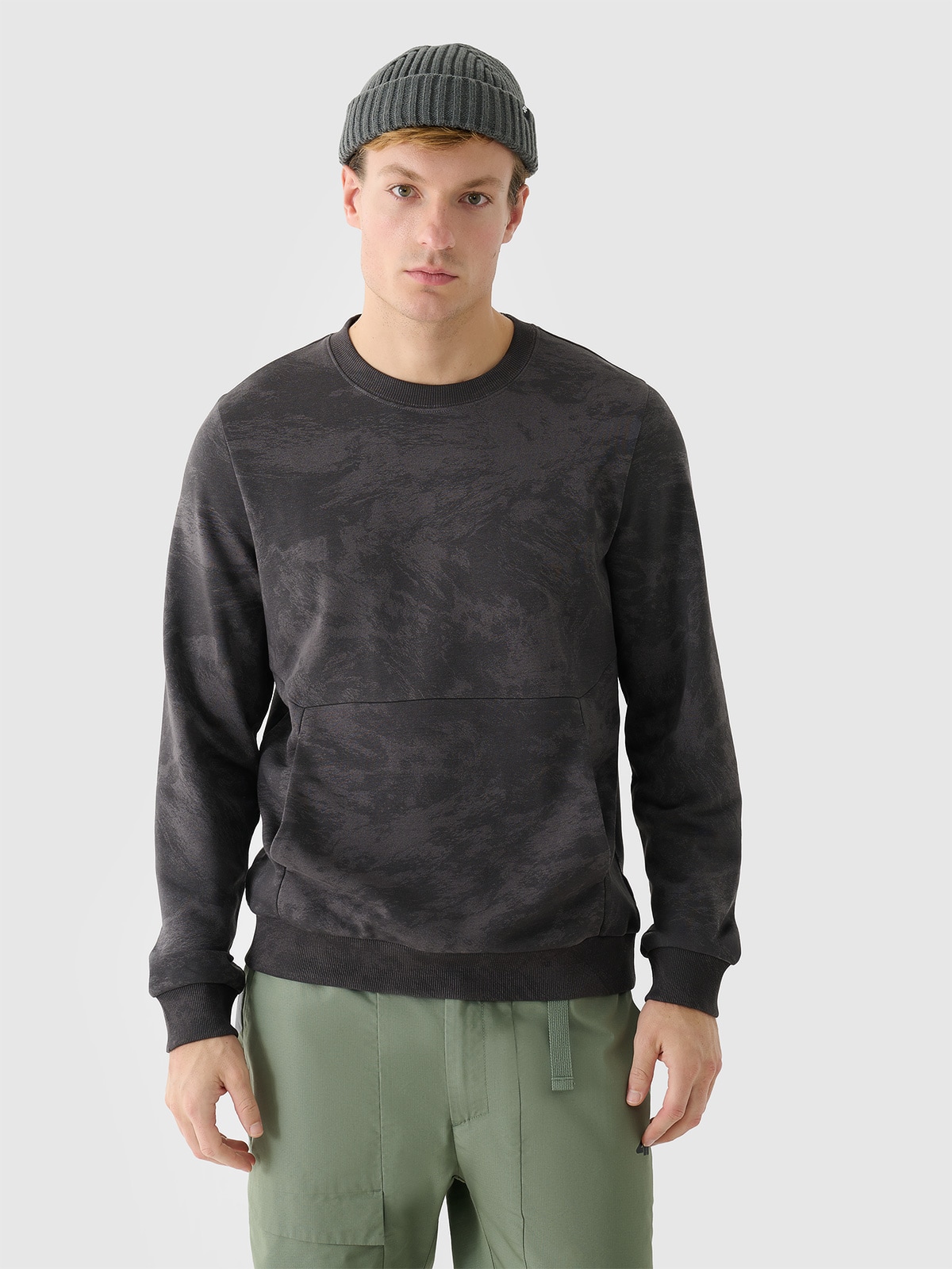 Чоловічий спортивний світшот - сірий