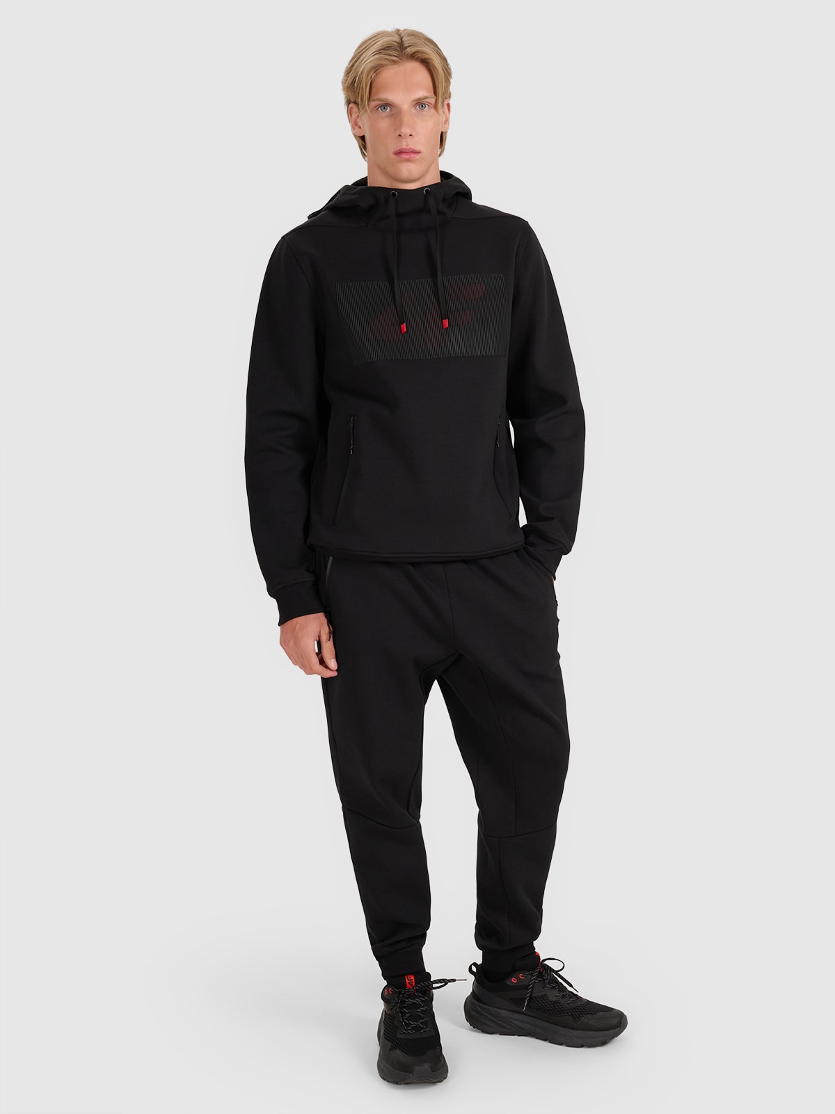 Чоловічі спортивні штани-джогери - чорні