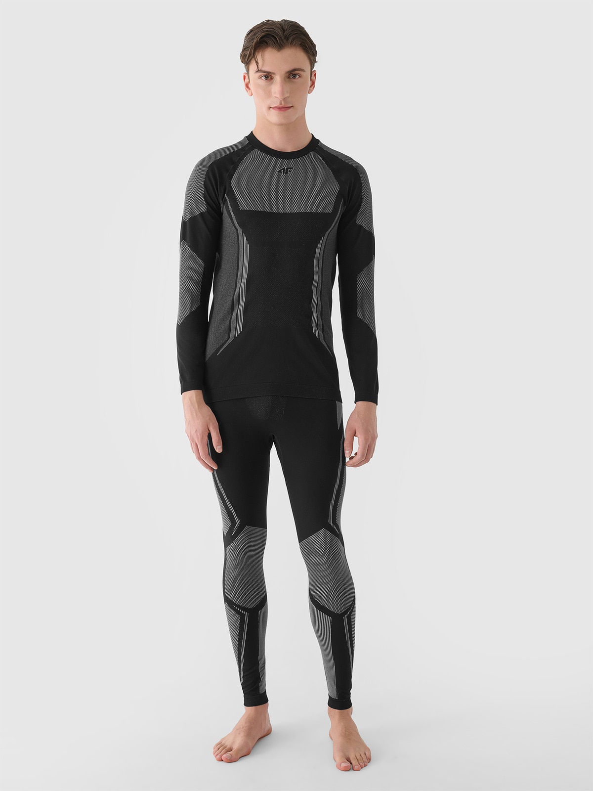 Чоловіча безшовна термоактивна білизна (низ) - чорний