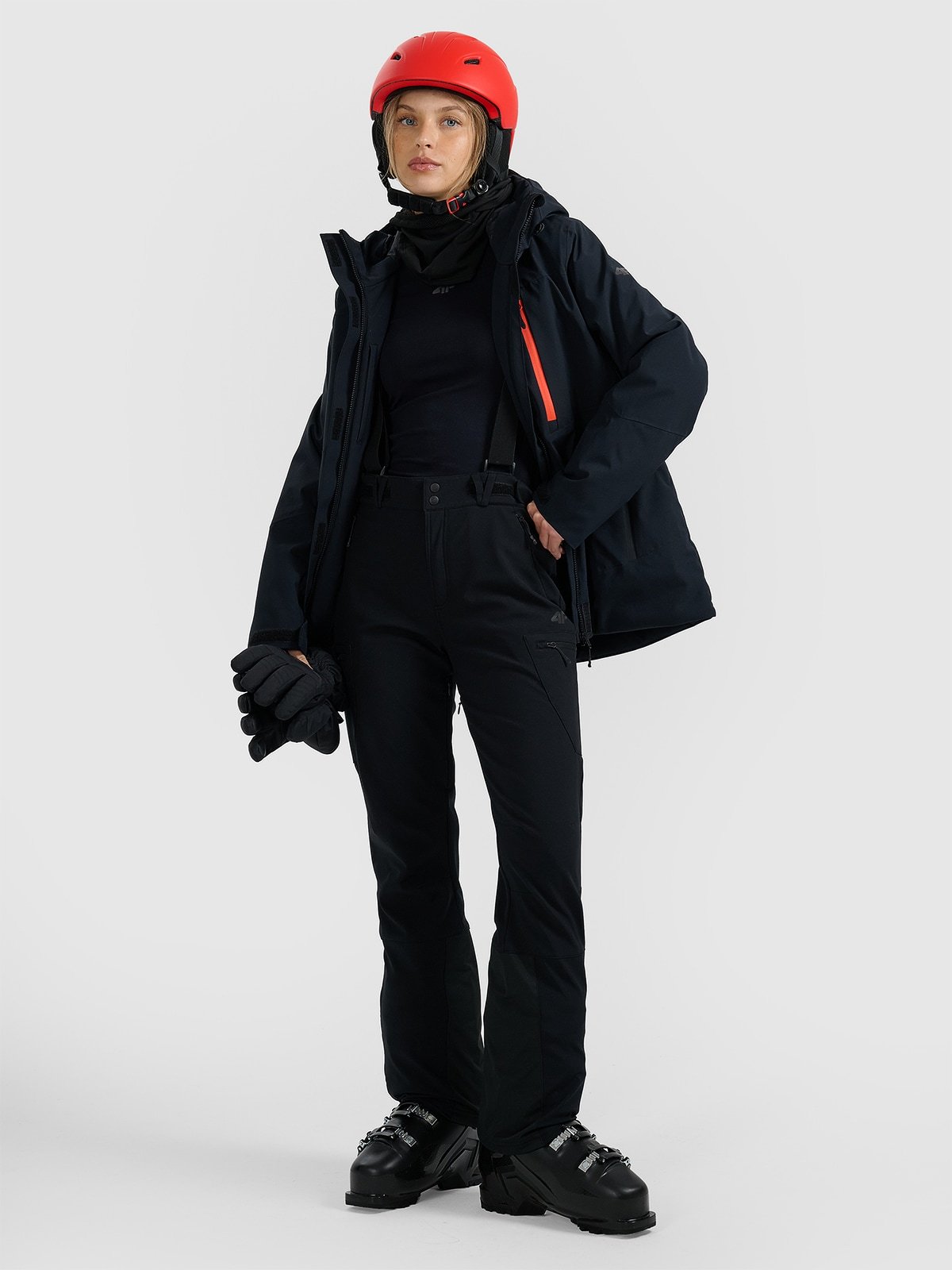 Жіночі лижні штани мембрана 10000 - чорні