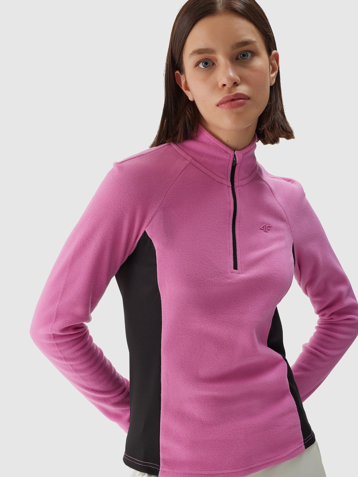 Жіноча флісова термоактивна білизна (верх) - рожевий