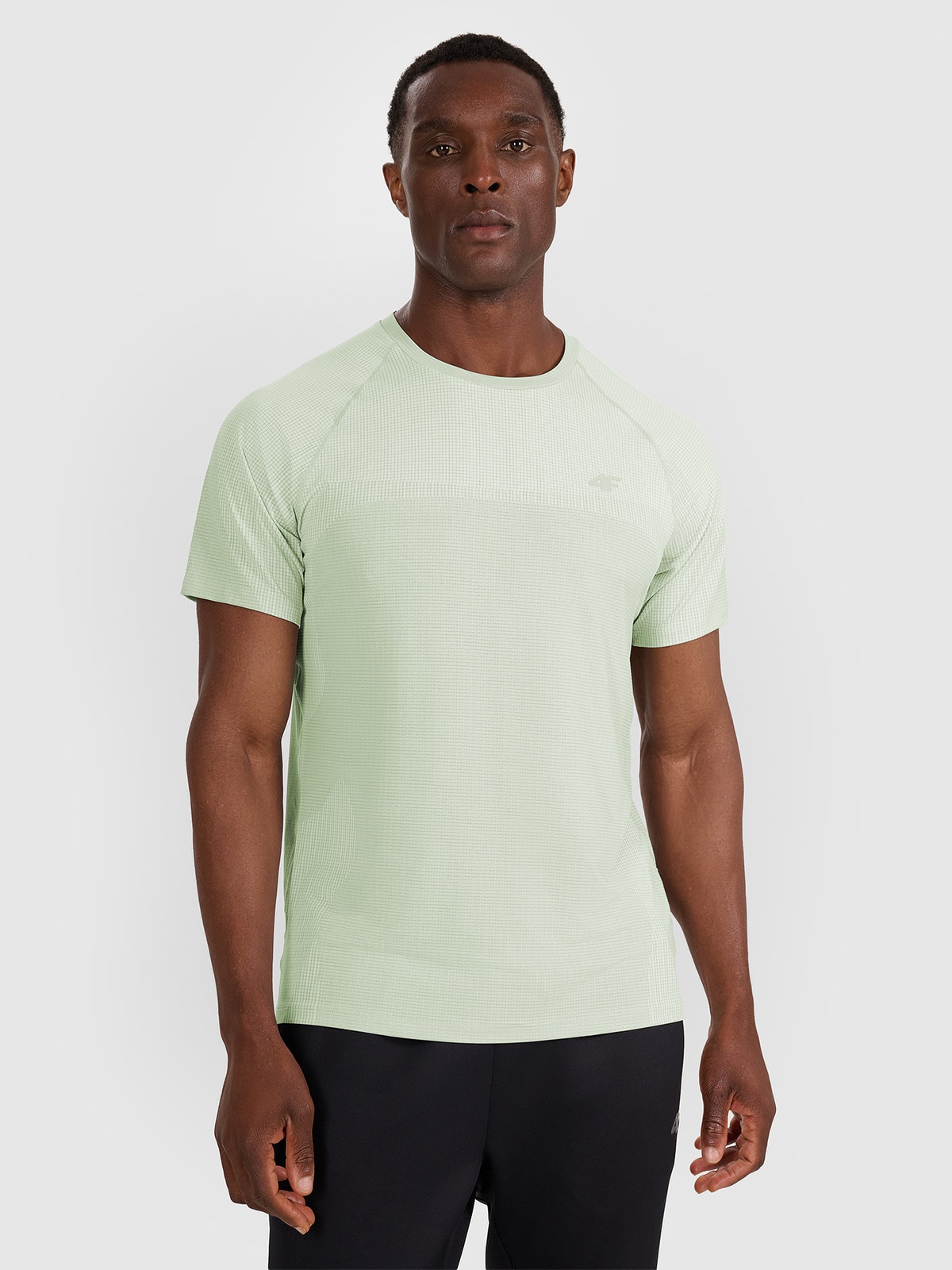 Тренувальна футболка швидковисихаюча чоловіча - бірюзова