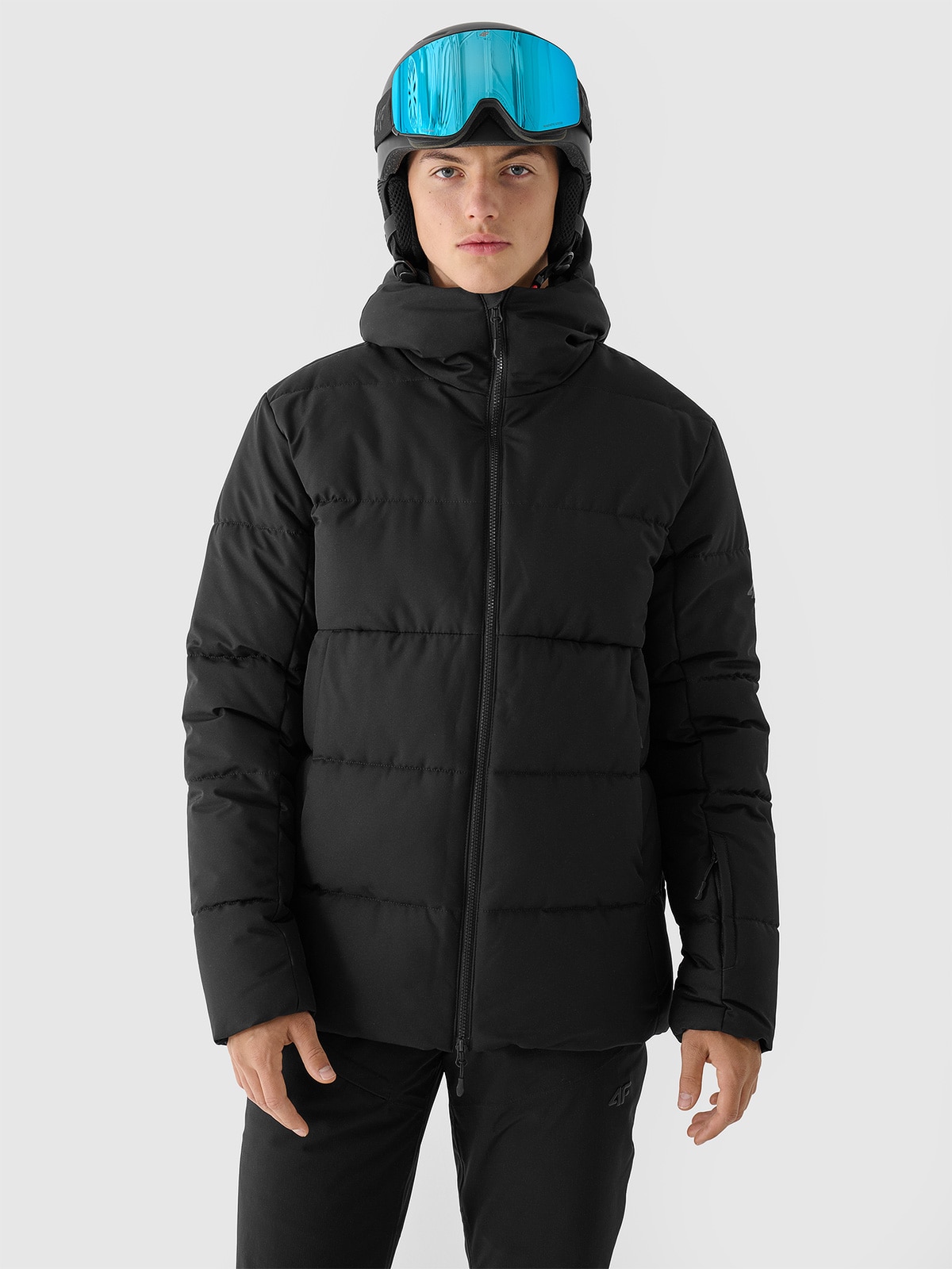 Чоловіча гірськолижна куртка мембрана 5000 - чорний