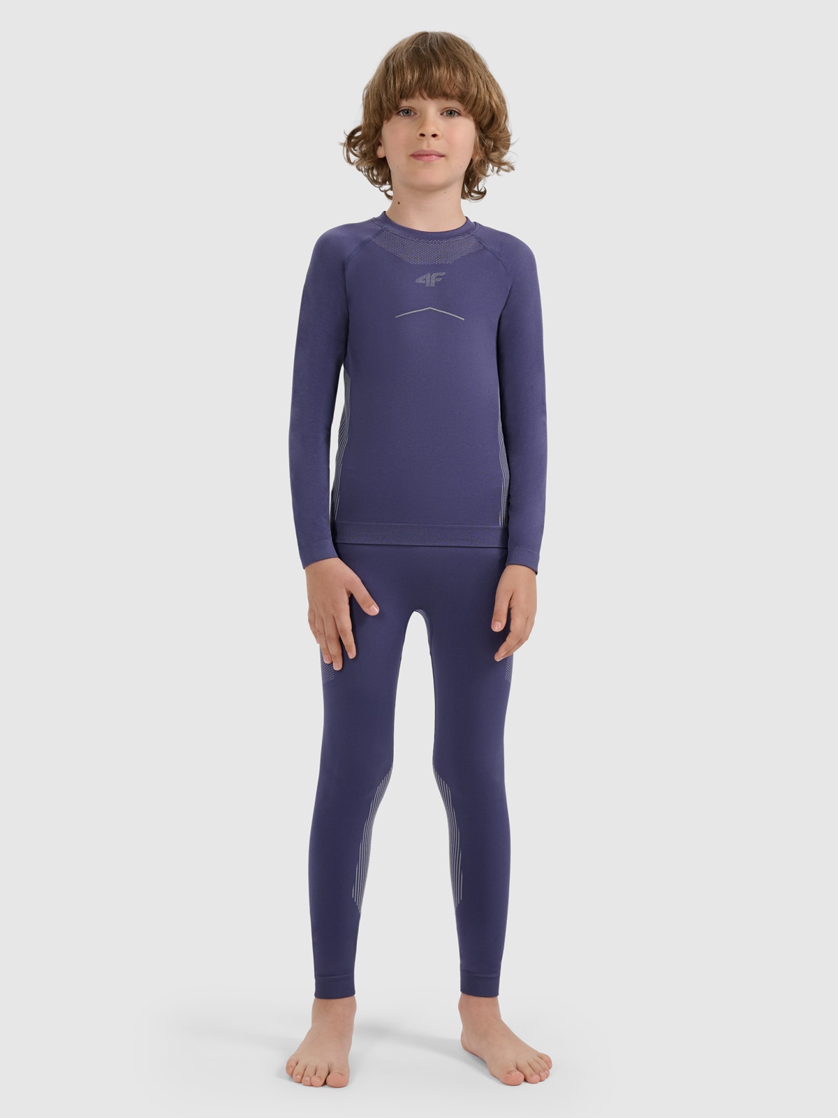 Термобілизна безшовна комплект хлопчачий - темно-синій