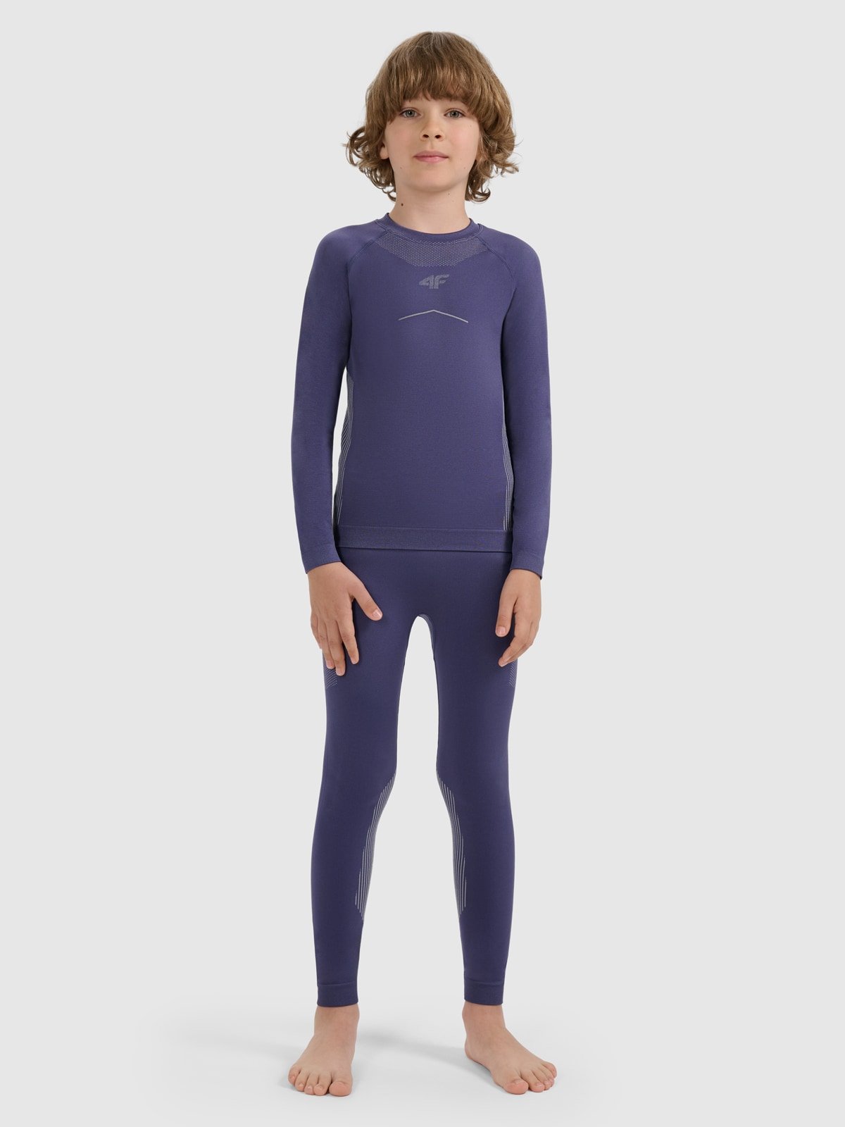 Термобілизна безшовна комплект хлопчачий - темно-синій