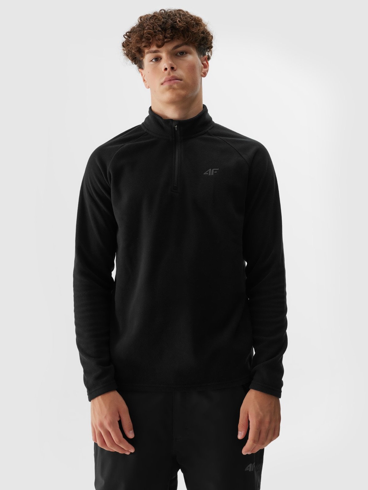 Чоловіча термоактивна флісова білизна (верх) - чорний