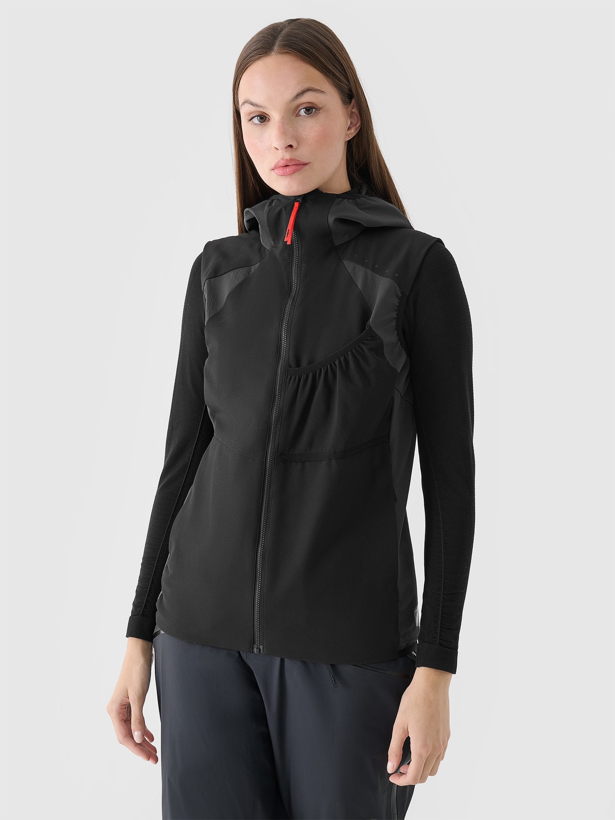 Жіноча трекінгова жилетка Primaloft Active - чорний