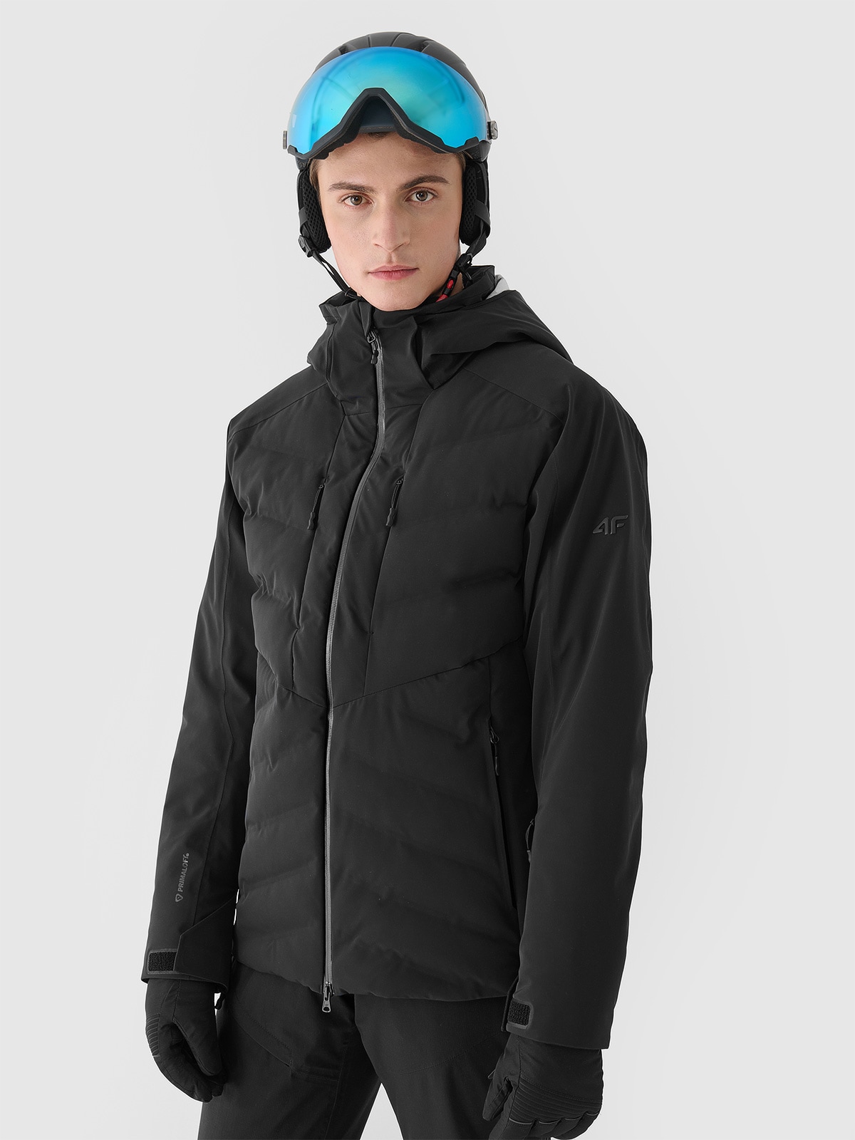 Чоловіча гірськолижна куртка мембрана Dermizax 20000 - чорний