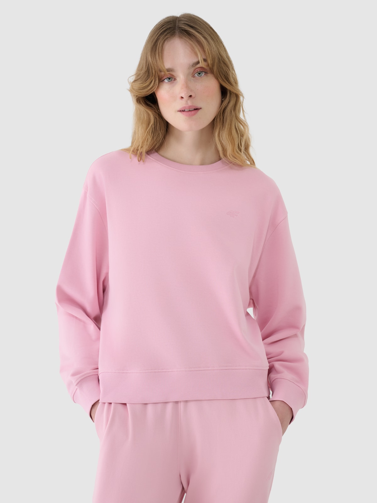 Жіночий спортивний світшот - рожевий