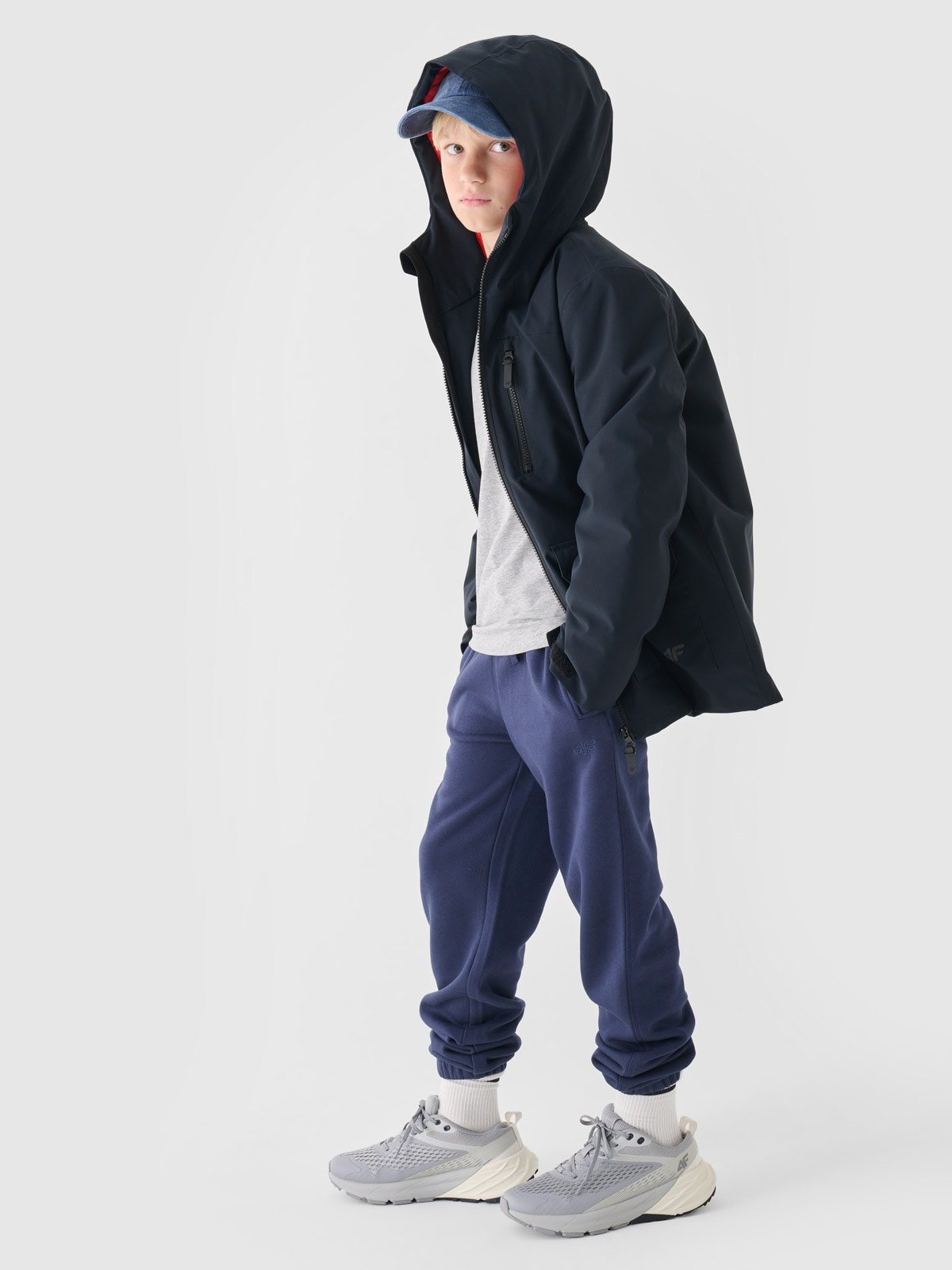 Куртка мембрана 5000 для хлопчиків - чорний