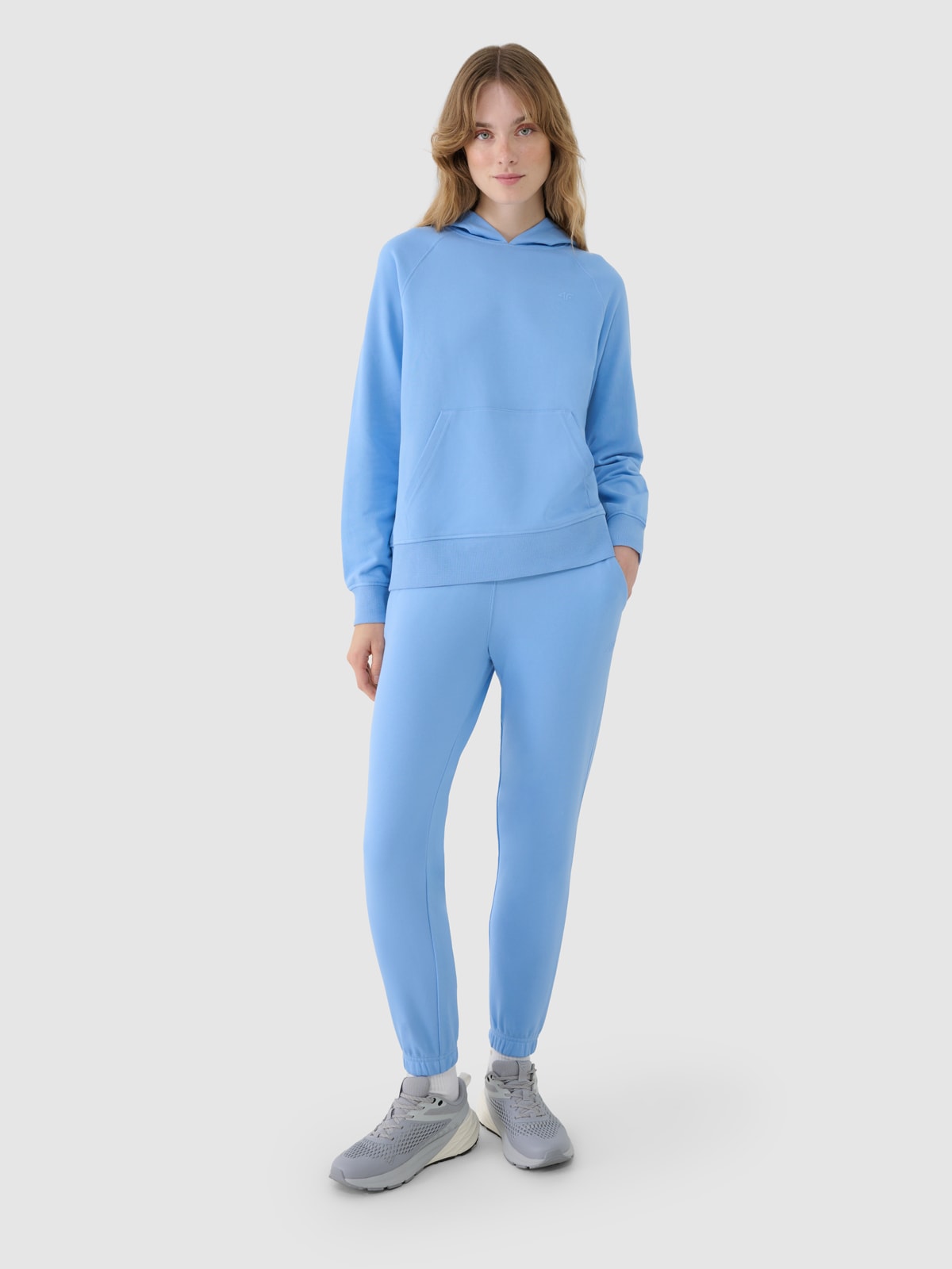 Жіночі спортивні штани джогери - джинсовий