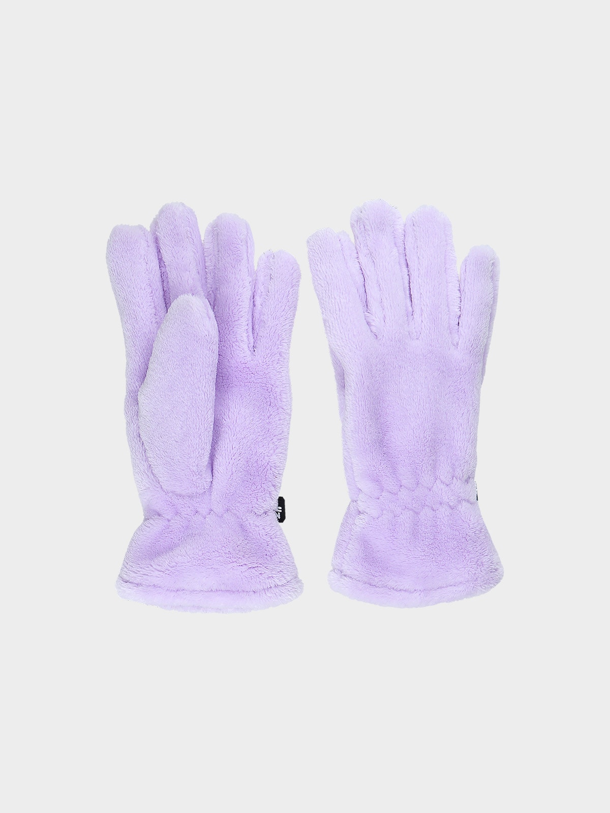 Плюшеві рукавиці для дівчаток - фіолетовий