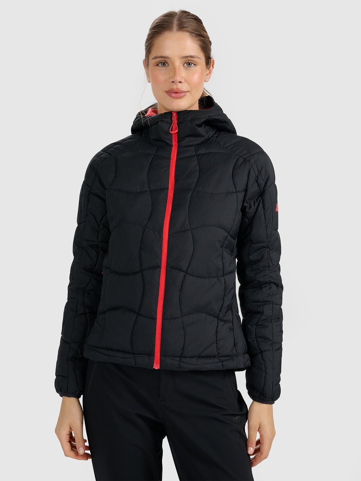 Жіноча пухова куртка з наповнювачем Primaloft Silver - чорна