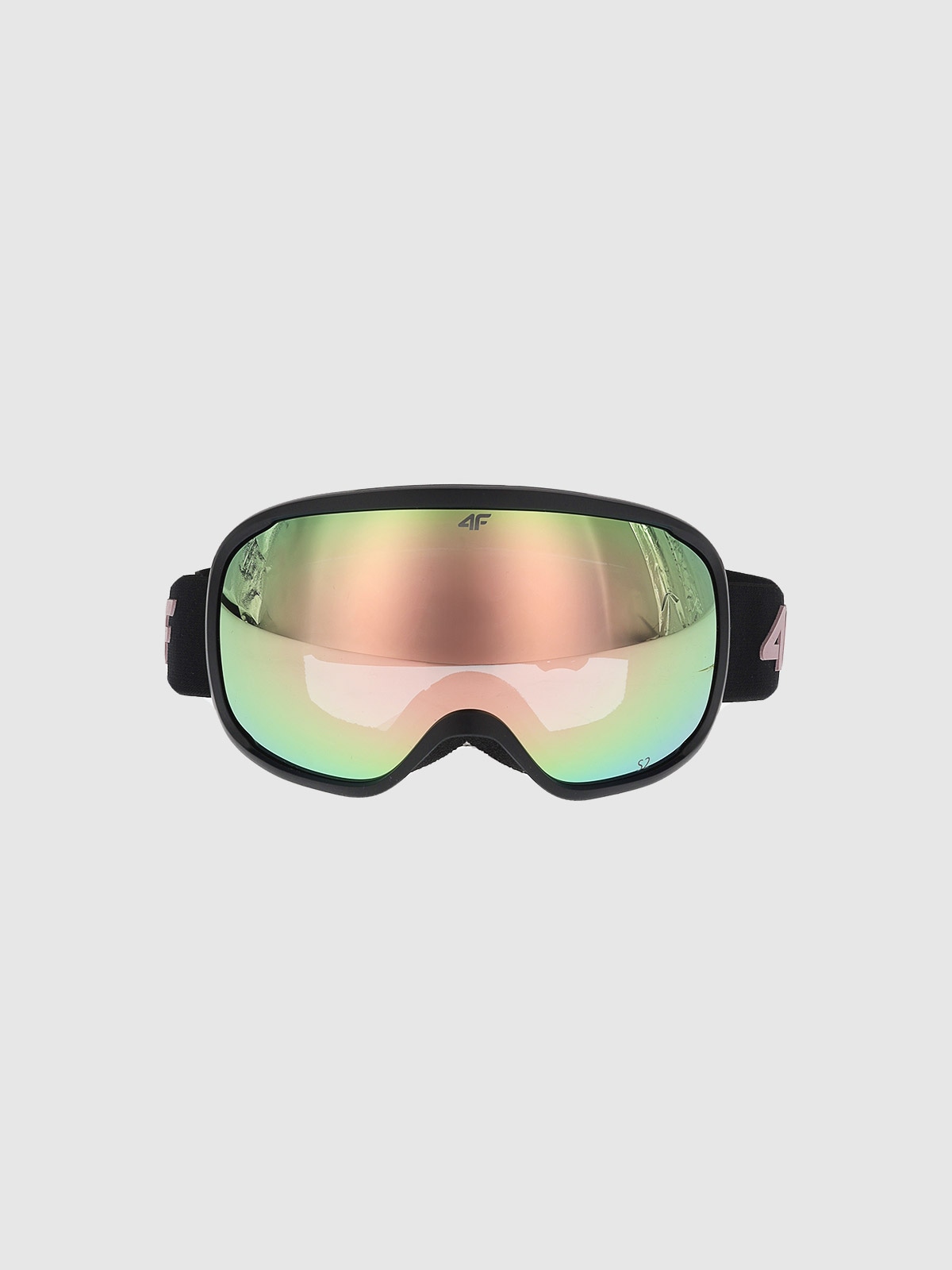 Лижні окуляри з багатобарвним покриттям дитячі - чорні