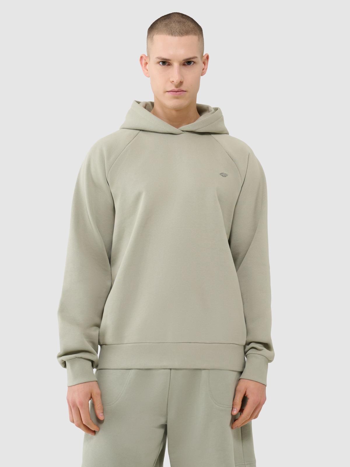 Чоловіче спортивне худі unisex - оливковий/хакі