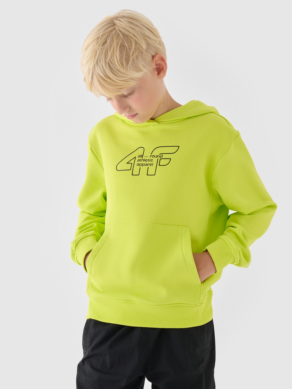 Спортивне худі для хлопчиків - зелений