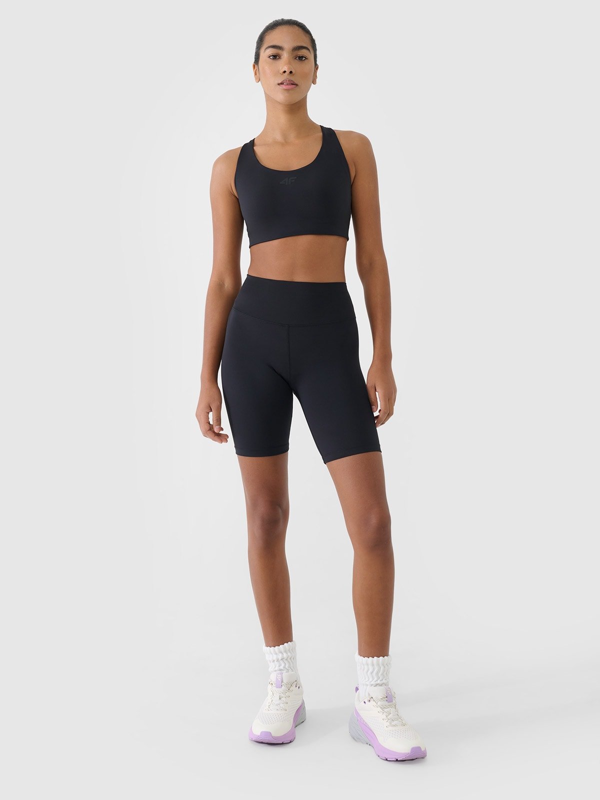 Жіночі велосипедки для тренувань - чорний
