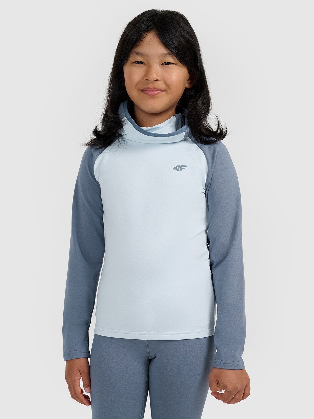 Дитяча термобілизна начісна (верх) - сіра