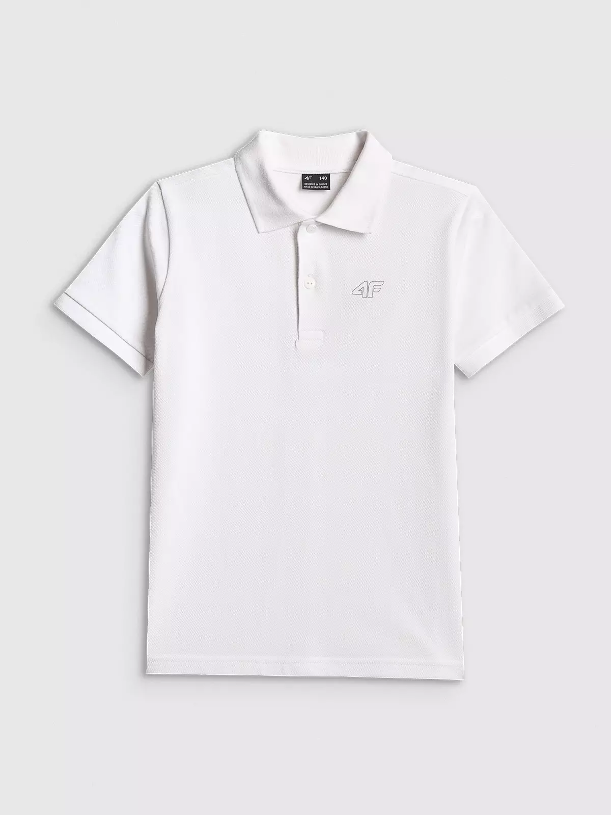 Хлопчача regular поло - біла