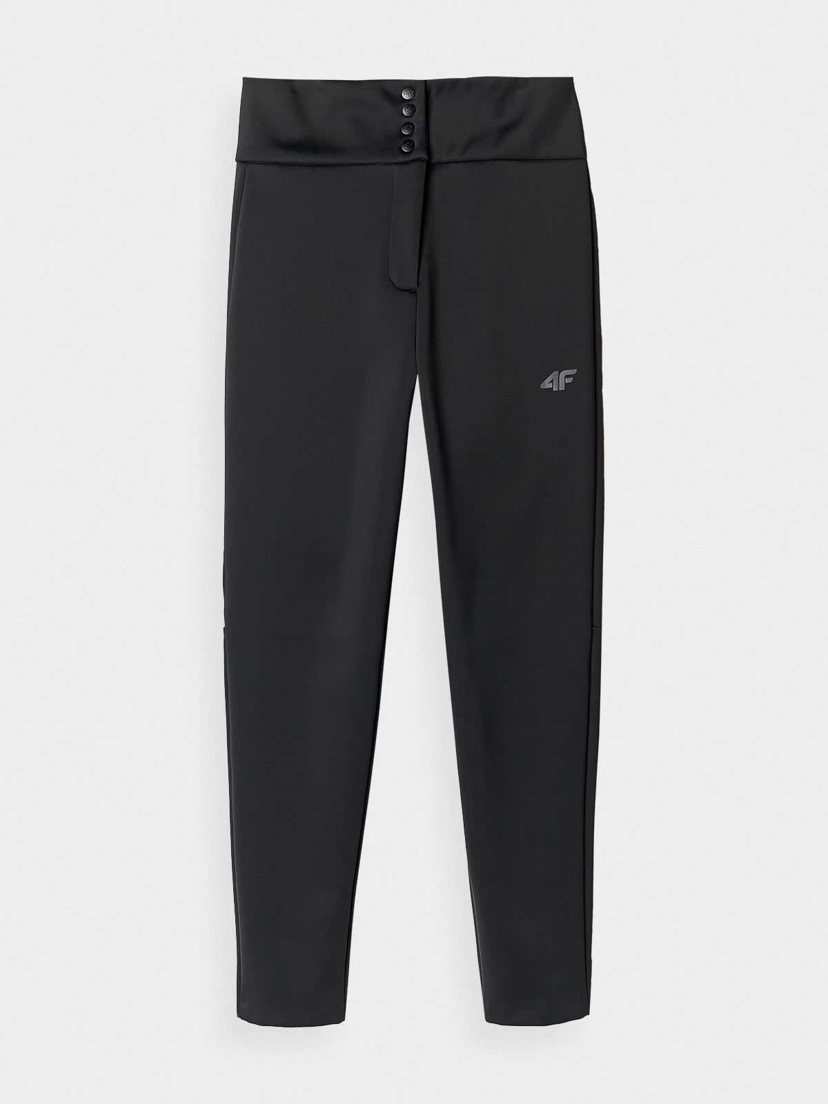 Жіночі гірськолижні штани softshell мембрана 5000 - чорний