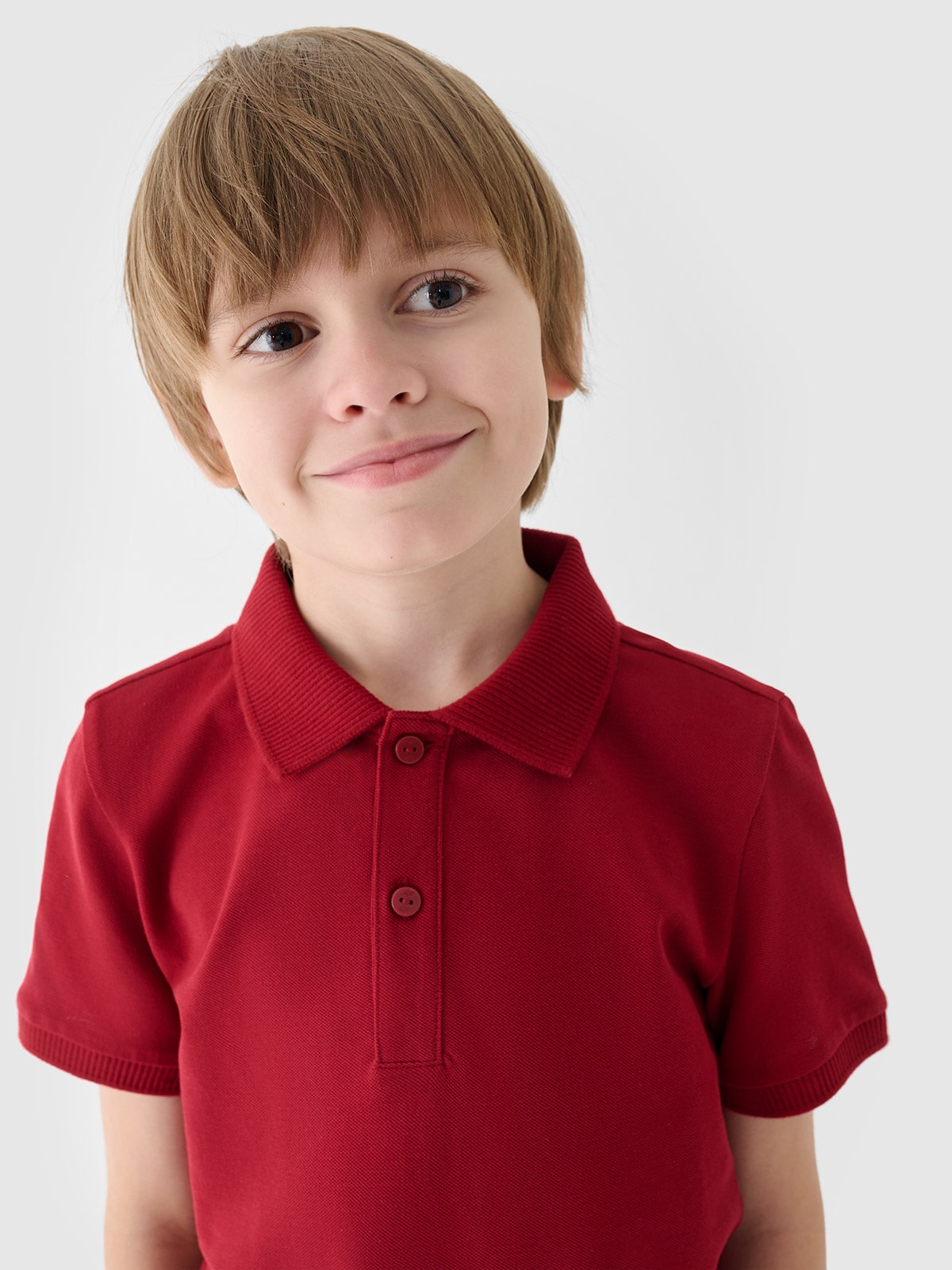 Футболка поло для хлопчиків - червоний