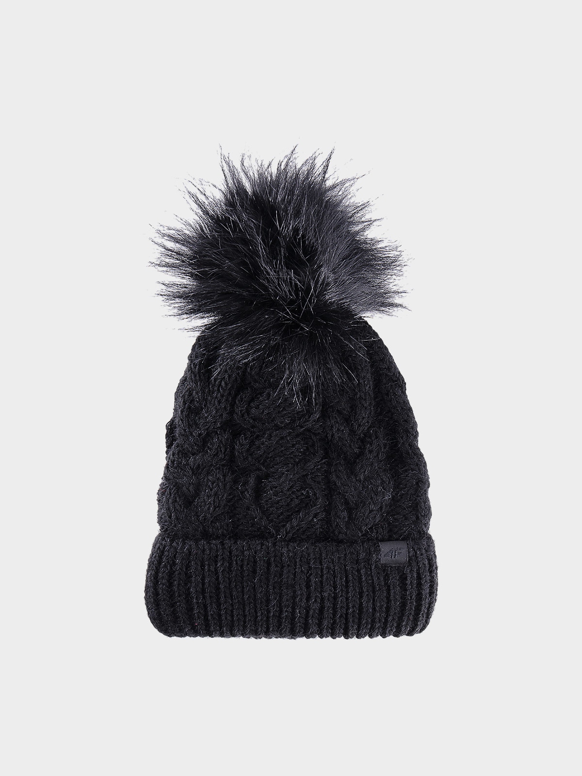 Зимова шапка для дівчаток - чорний