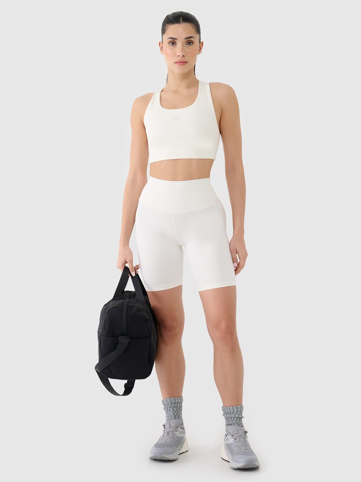 Жіночі велосипедки для тренувань - білий