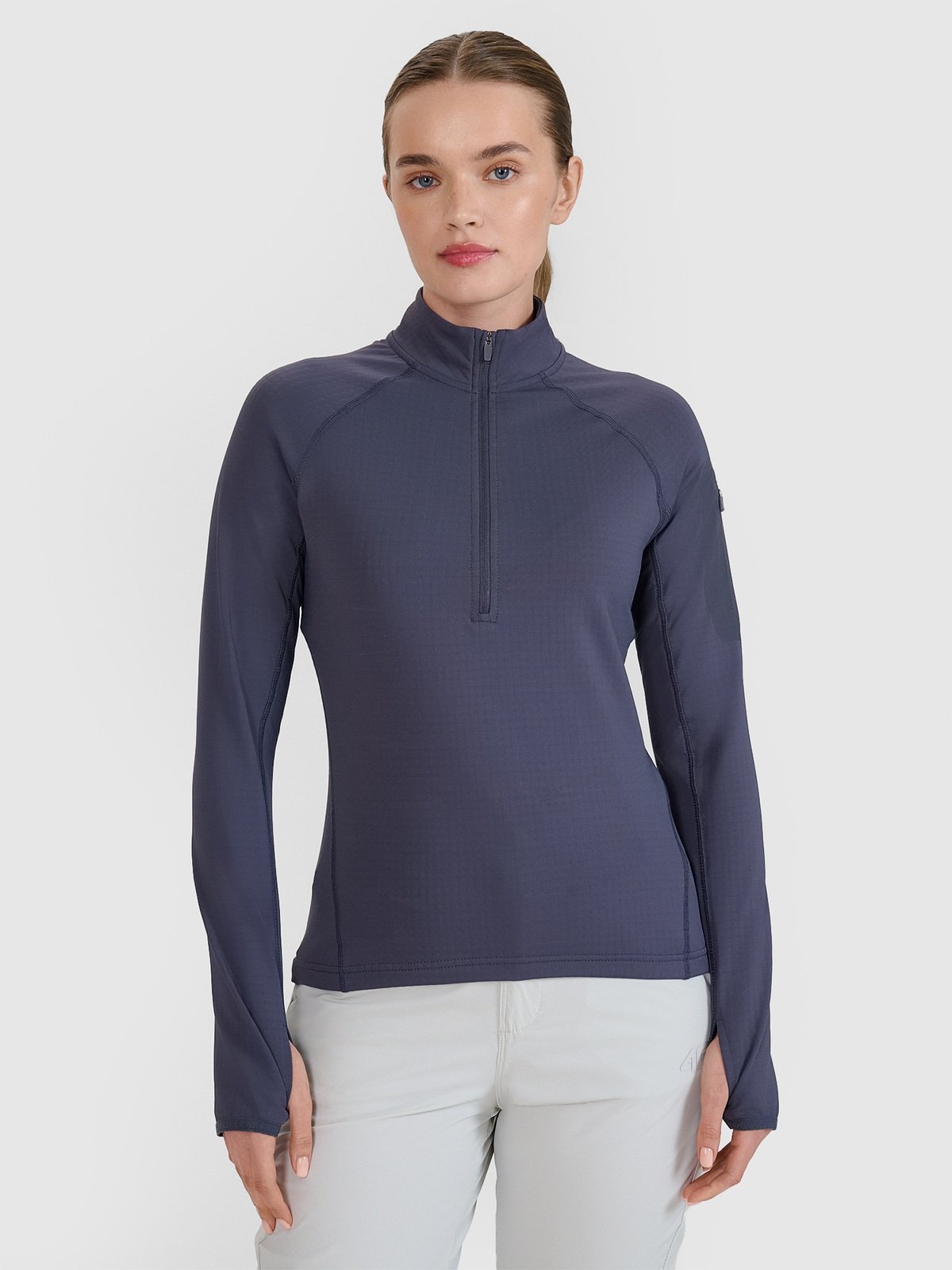 Жіноча швидковисихаюча трекінгова кофта regular - сіра