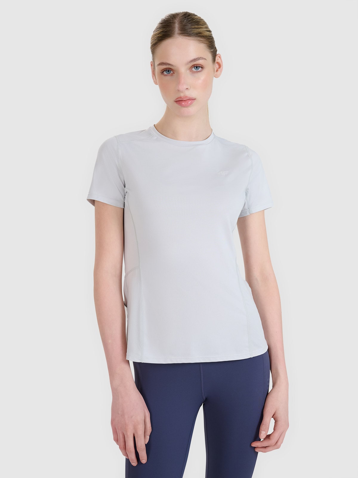 Жіноча футболка regular для бігу по пересіченій місцевості - сіра