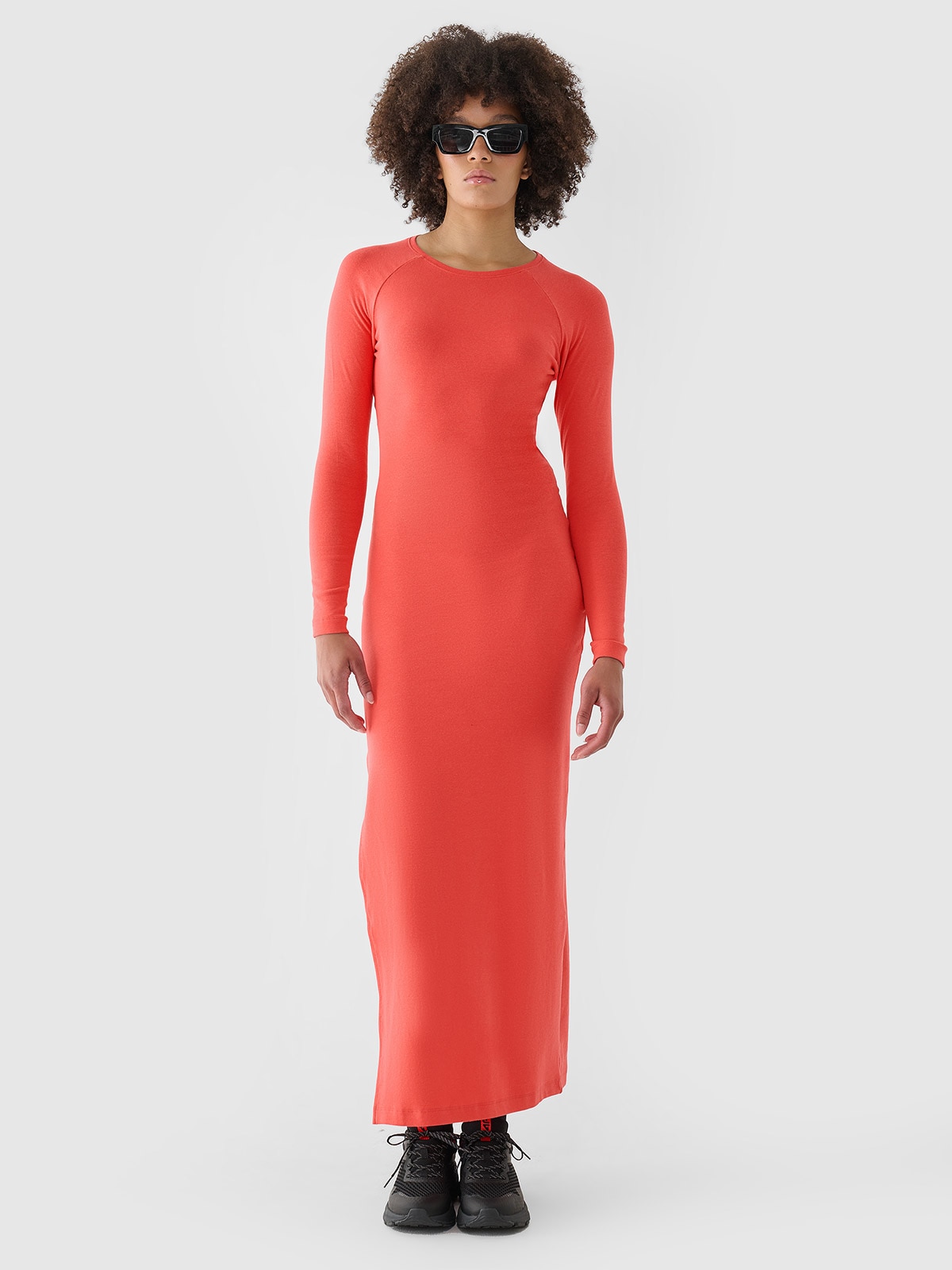 Жіноча сукня-олівець maxi - червоний