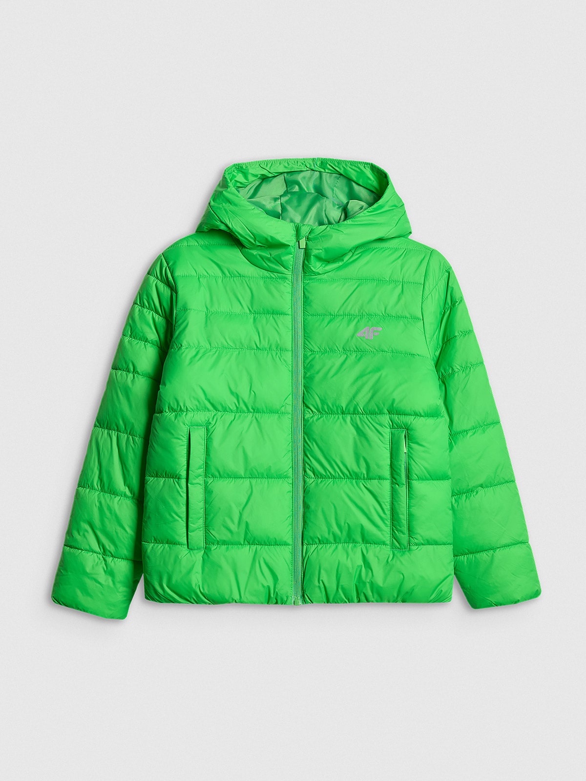 Хлопчача куртка з синтетичним наповнювачем - зелена