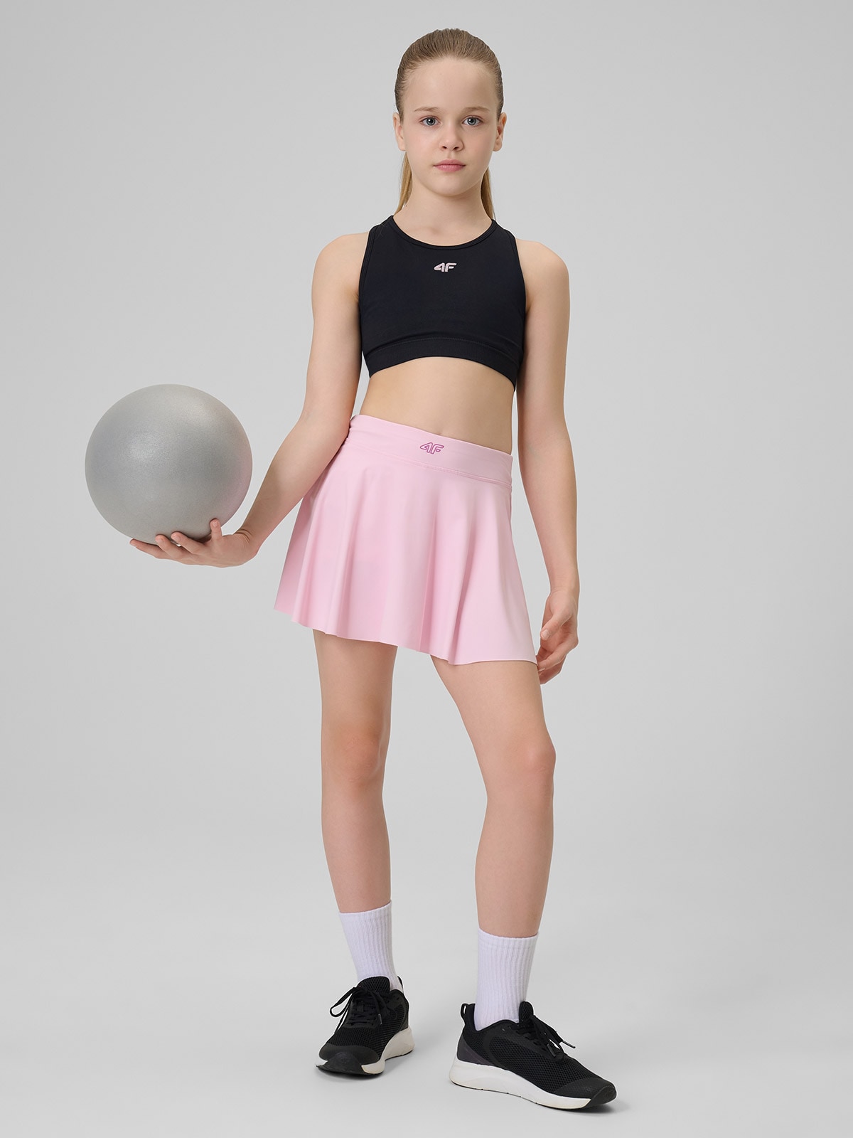 Швидковисихаюча спортивна спідниця для дівчаток - рожева