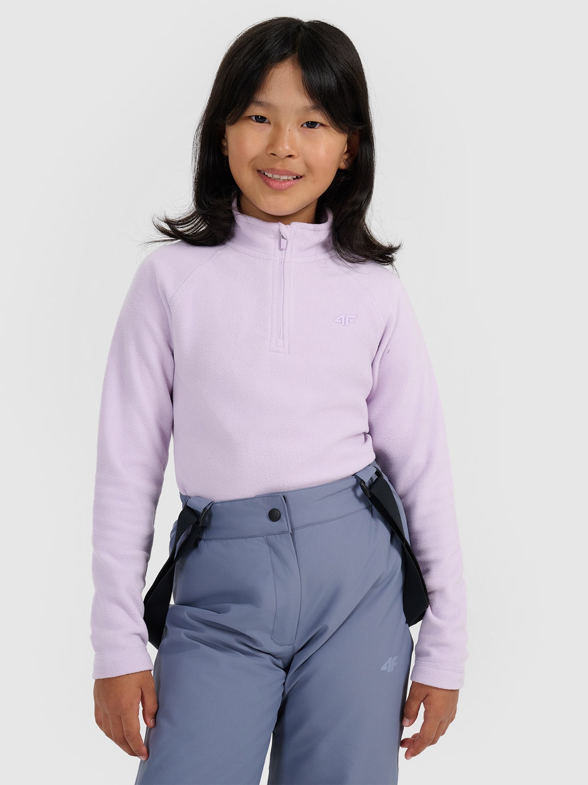 Дівоча термобілизна флісова (верх) - фіолетова