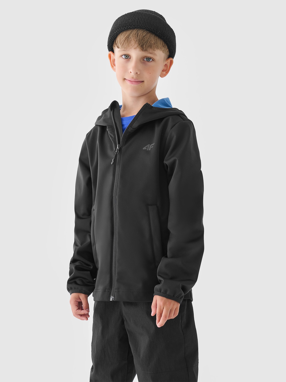 Куртка softshell вітрозахисна мембрана NeoDry 5000 для хлопчиків - блакитний