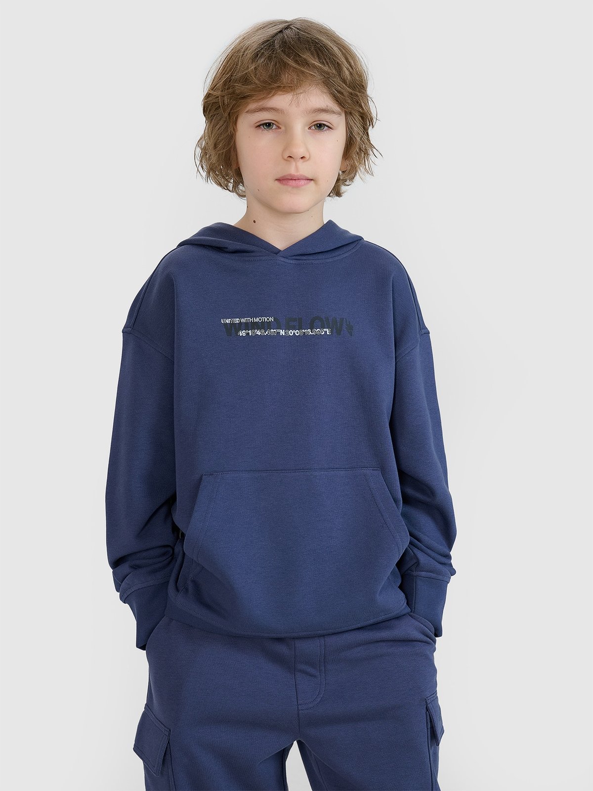 Спортивне худі для хлопчиків - сірий