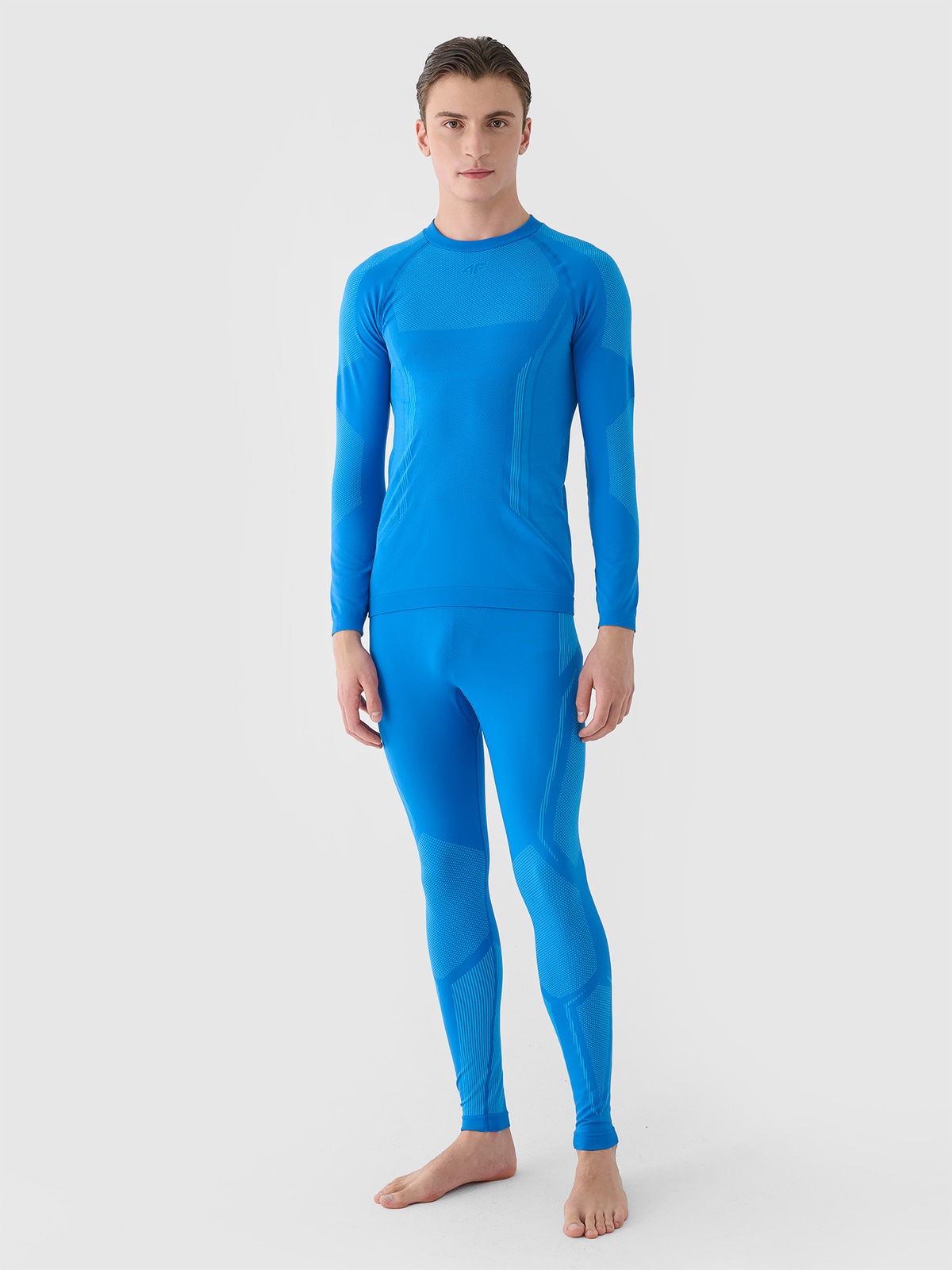 Чоловіча безшовна термоактивна білизна (низ) - блакитний