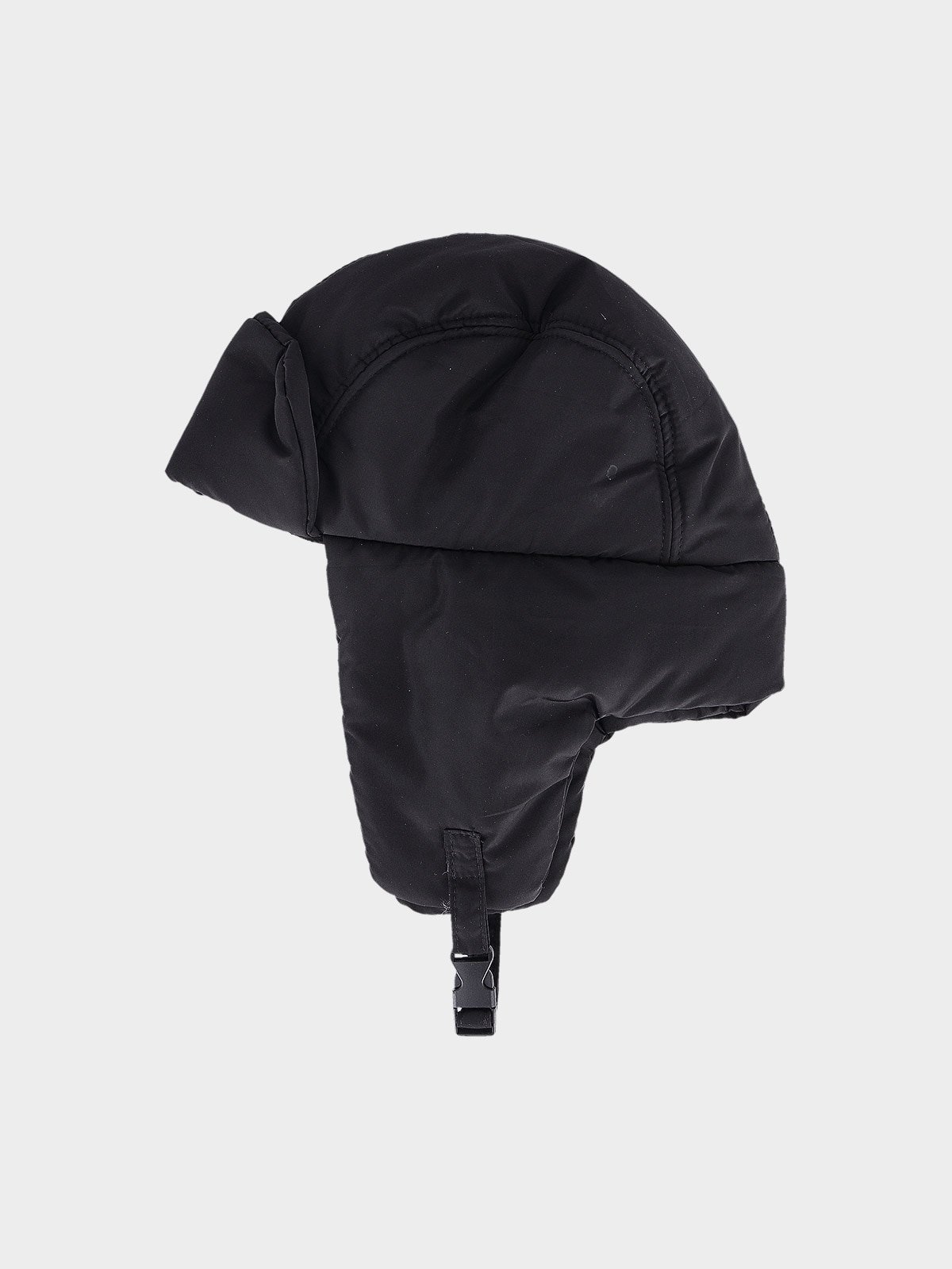 Дитяча зимова шапка-вушанка - чорний